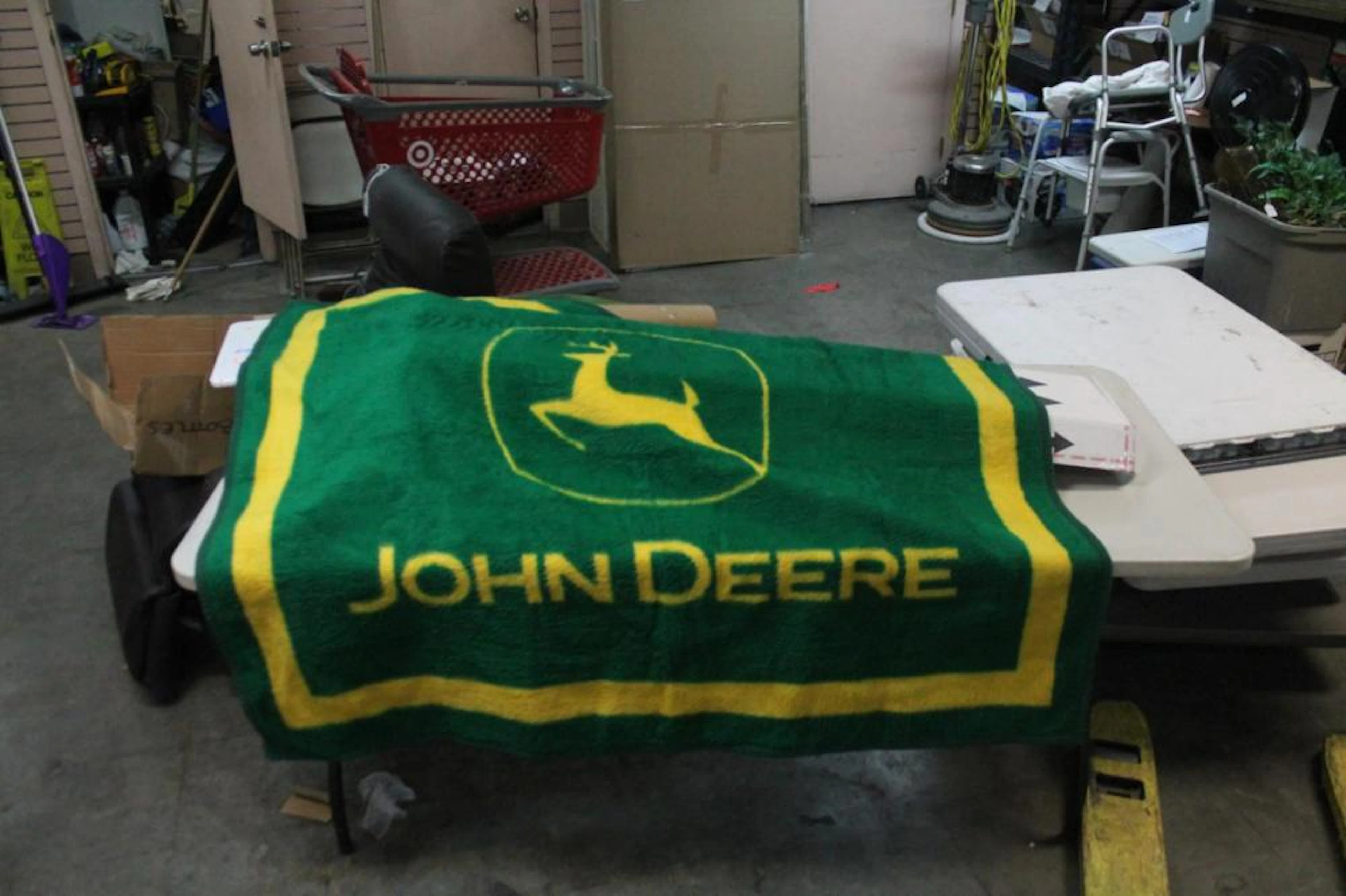 2 John Deer Throw Blankets