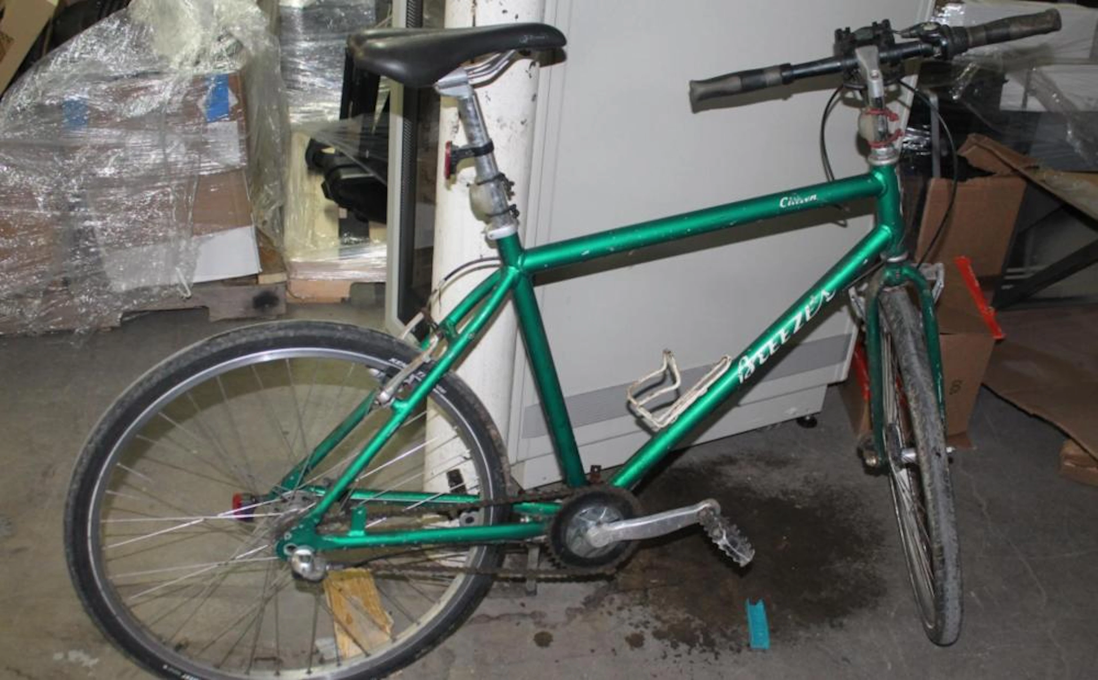 26" Green Breezer Citizen Fixed Gear Bike