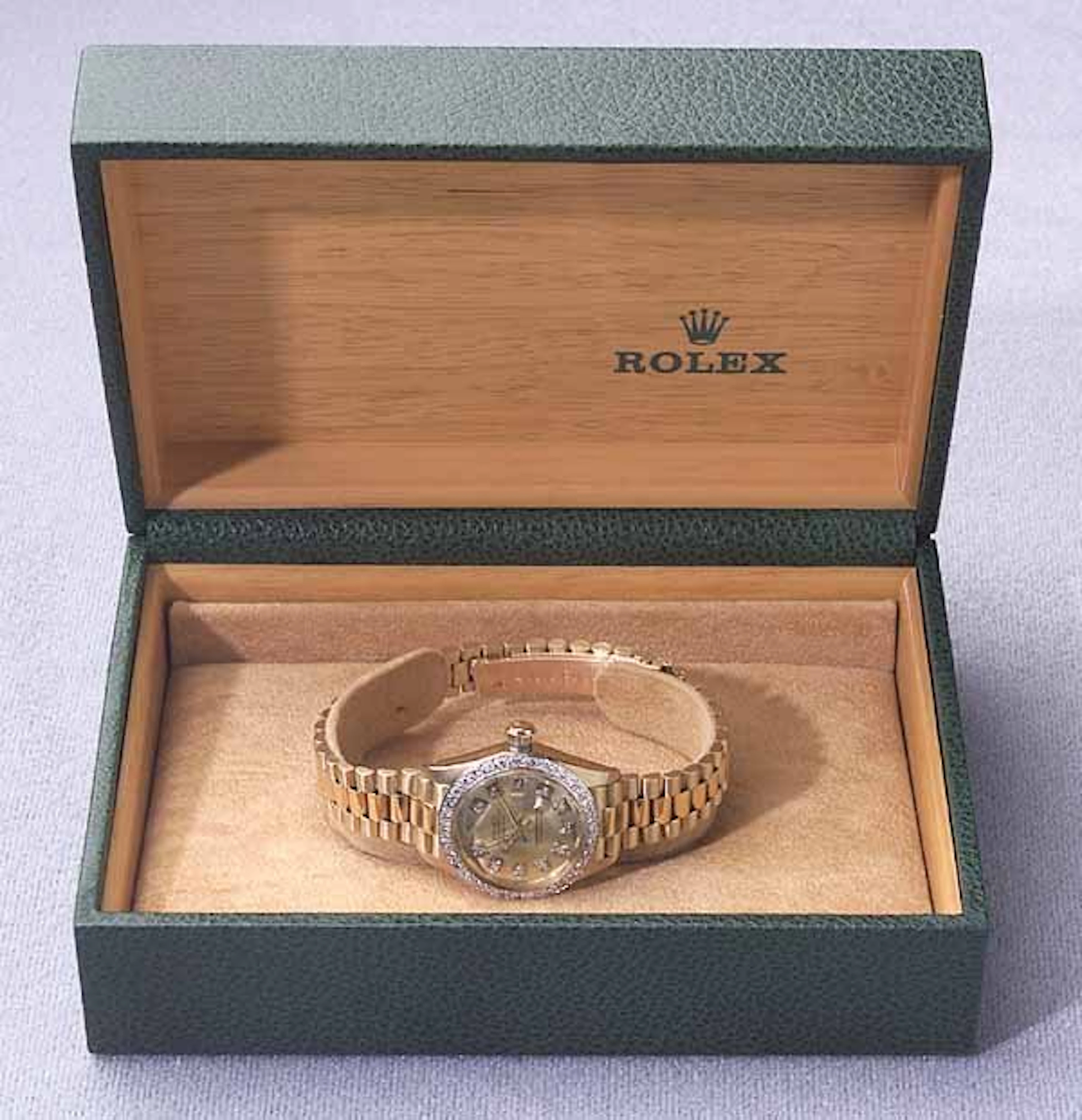 Lady's Rolex 18 kt. Gold and Diamond Wristwatch