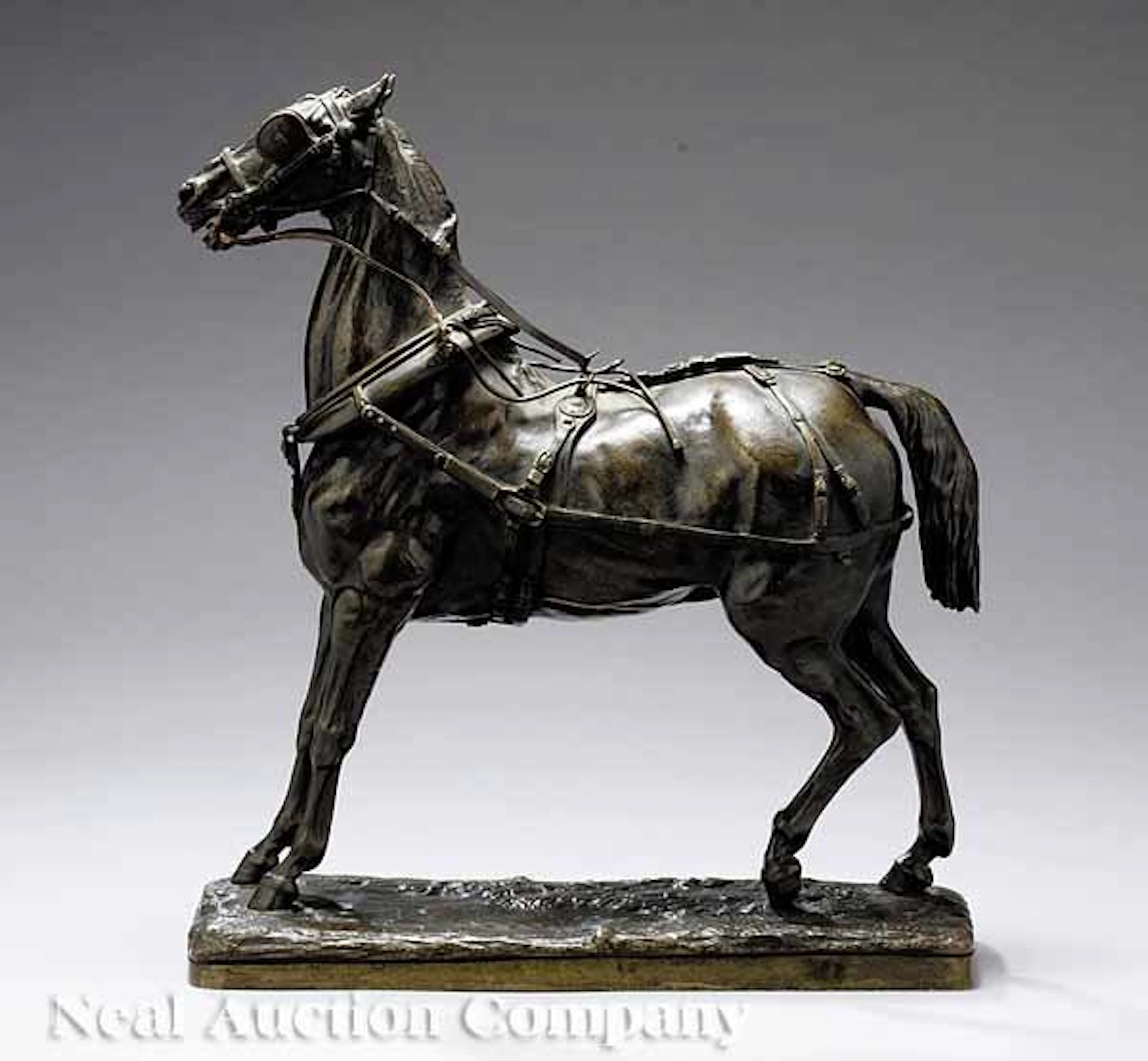 0759: Continental Bronze Figure of a Horse