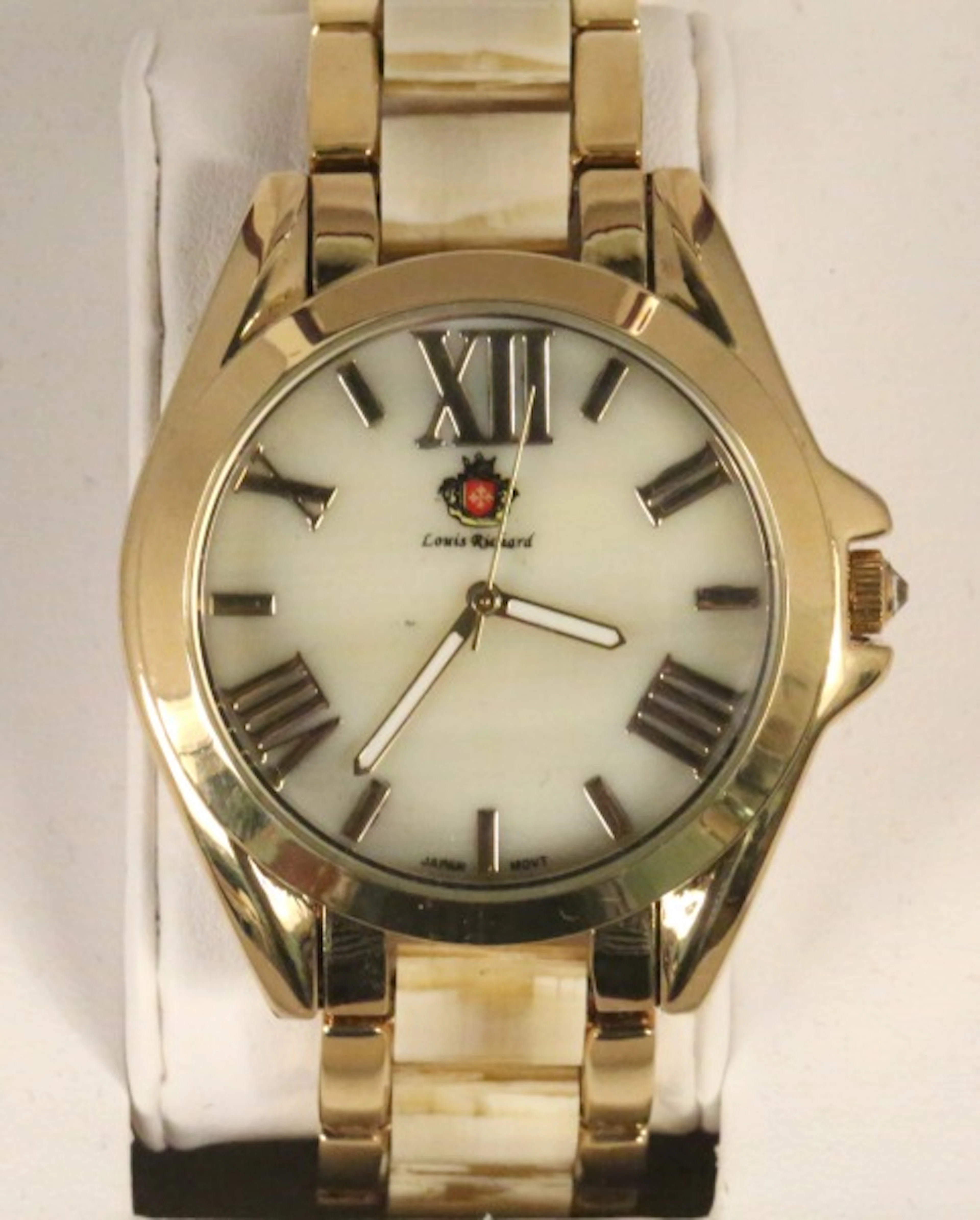 MEN'S LOUIS RICHARD GOLD TONE WATCH