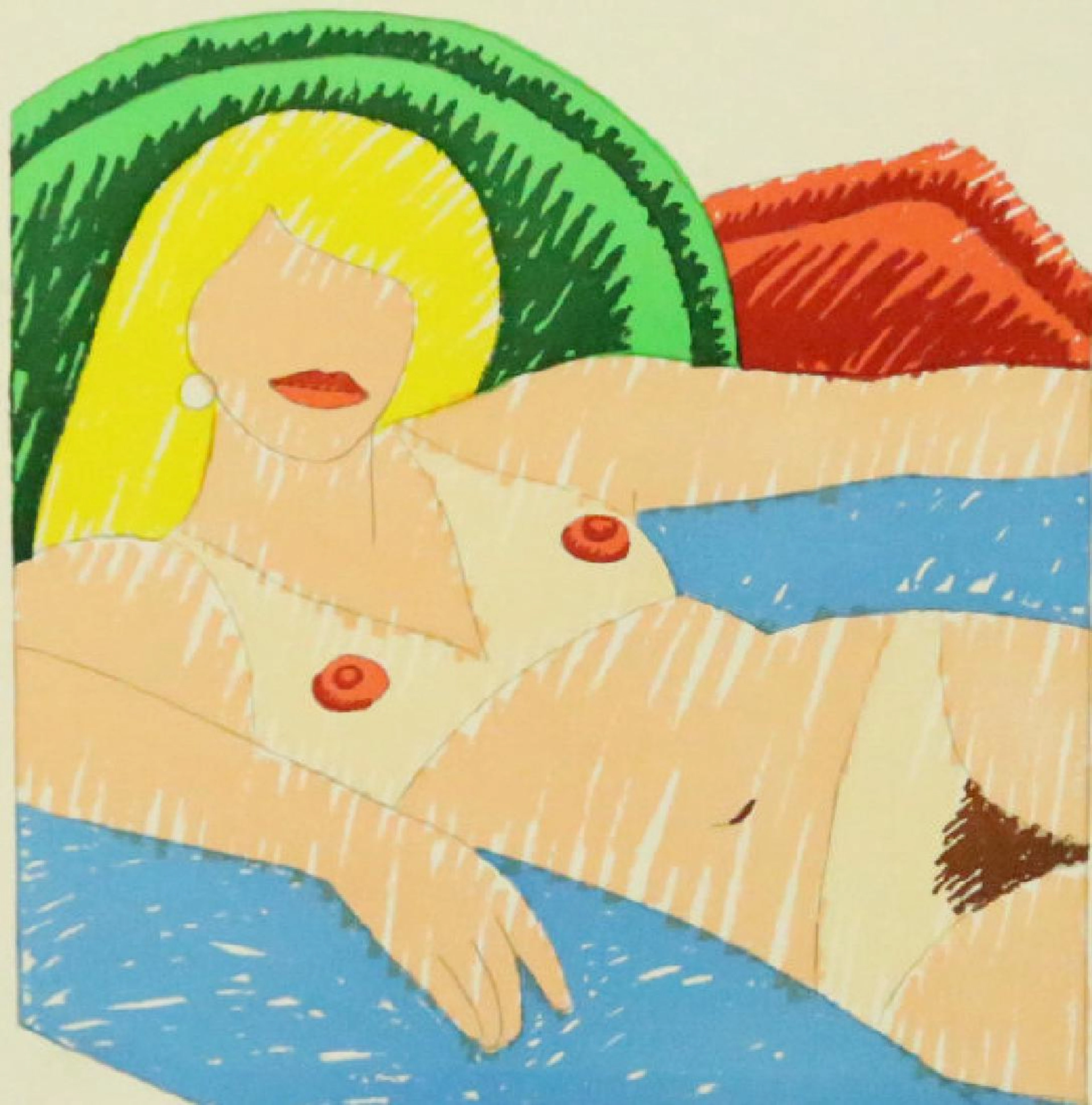 Tom wesselmann "shiny nude" #1/1000