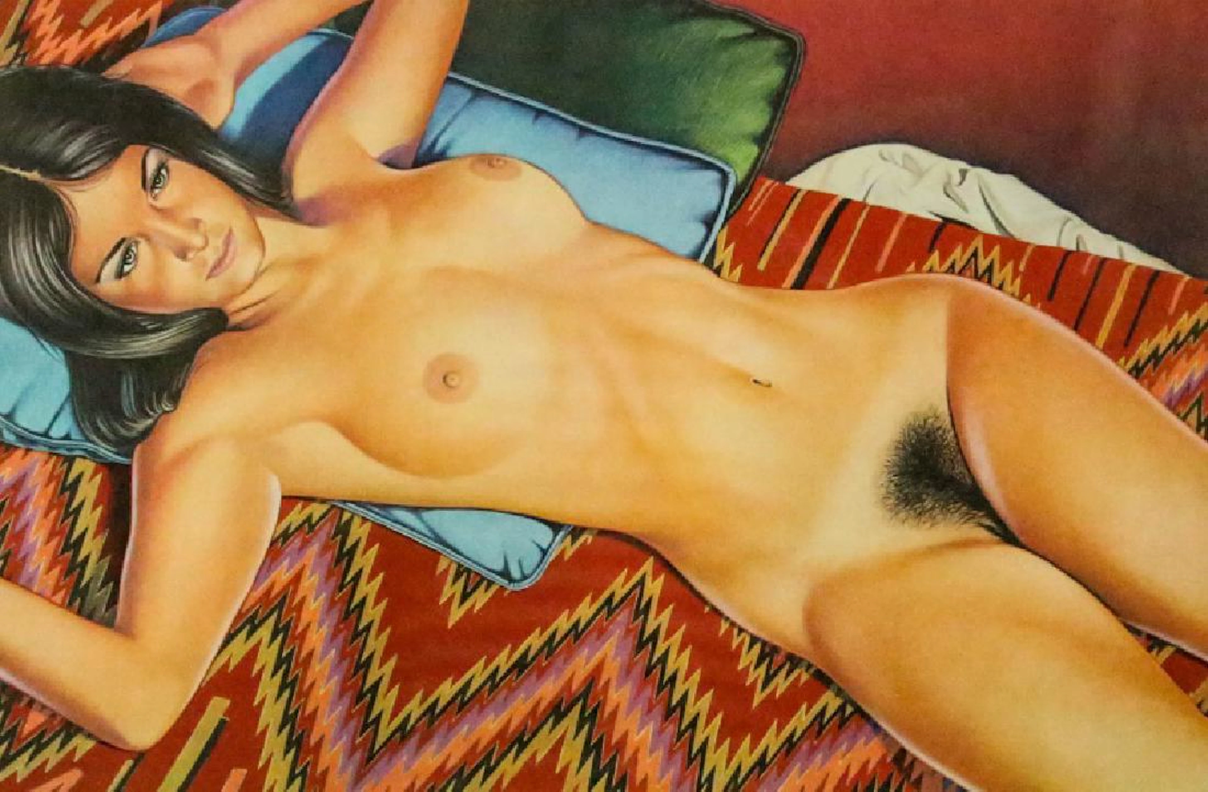 Mel ramos "you get more salami with mondigliani"