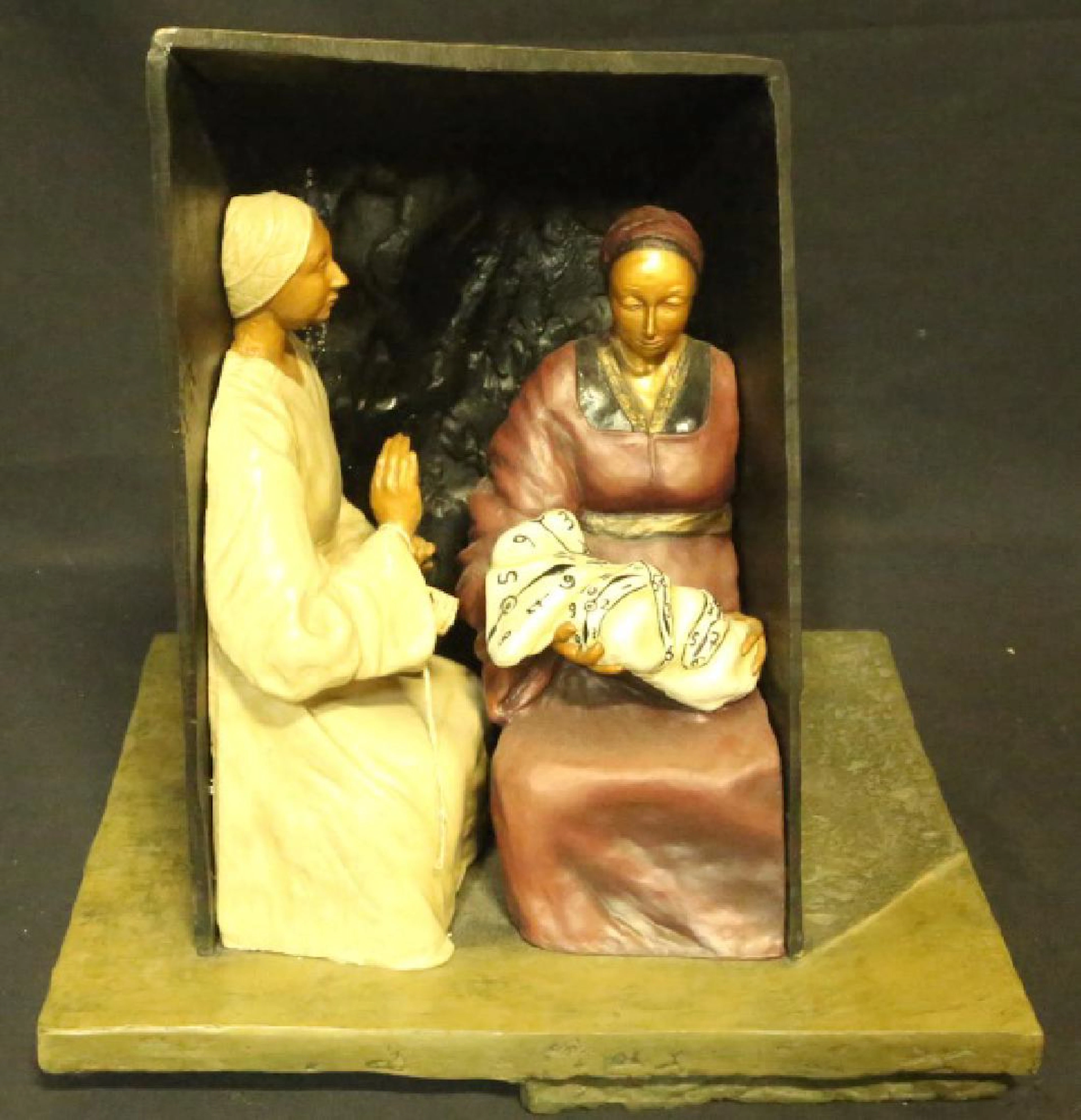 Dali interpretive "caring for a surrealist" sculp