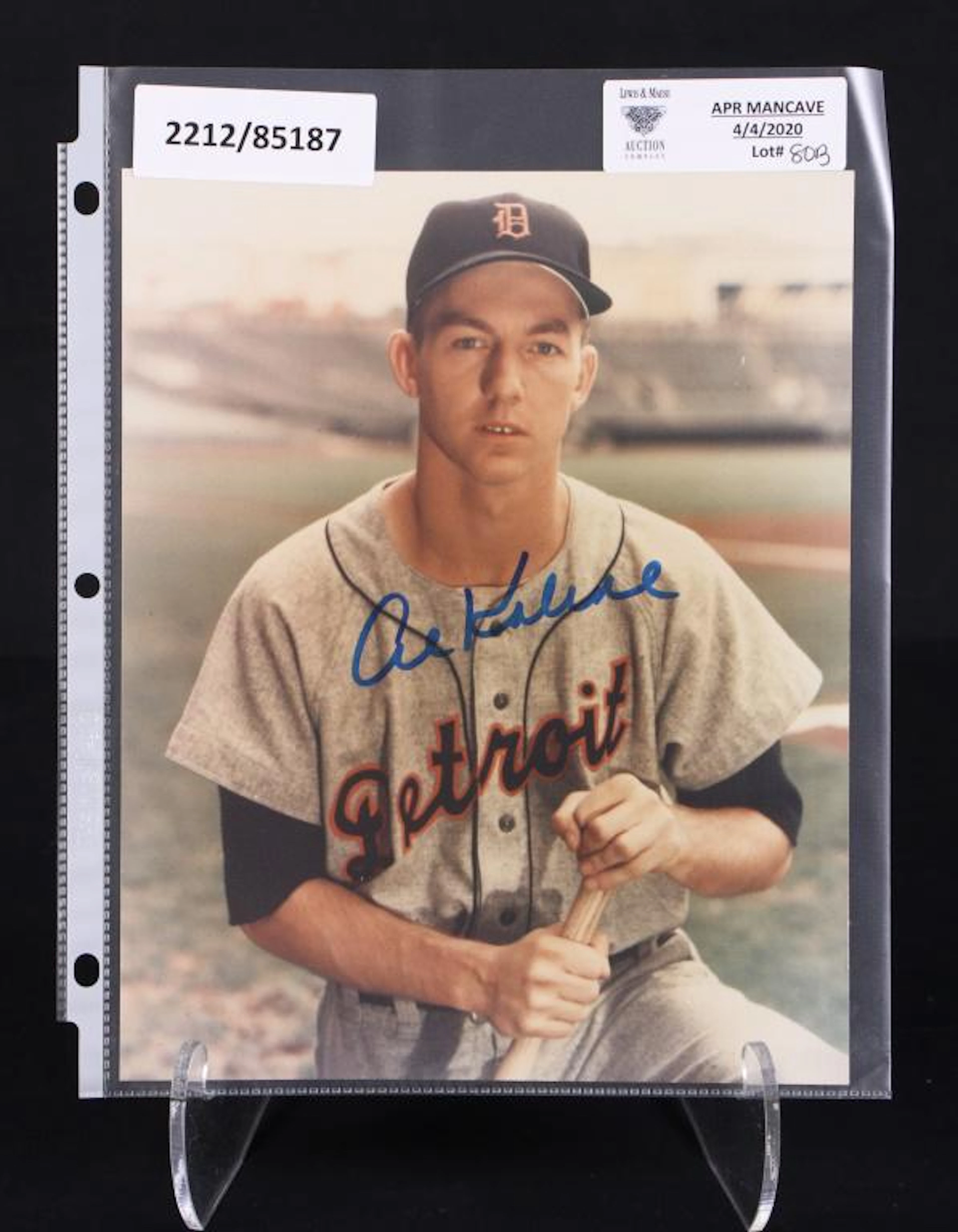 Al kaline autographed photo