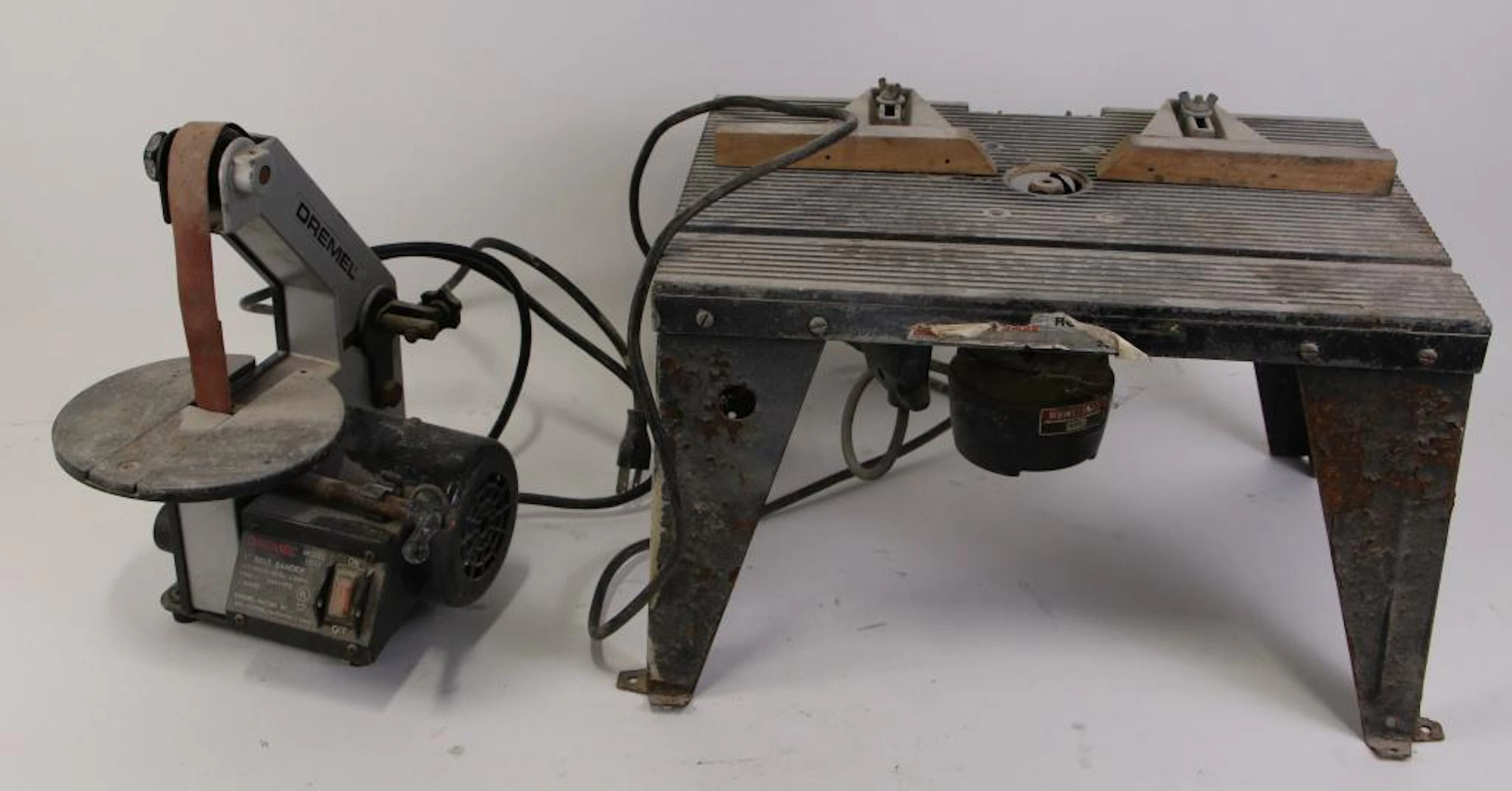 Belt sander & worker table lot