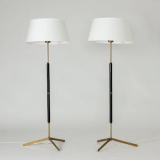 Pair of “G 31” floor lamps from Bergboms