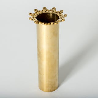Vintage brass vase by Pierre Forssell