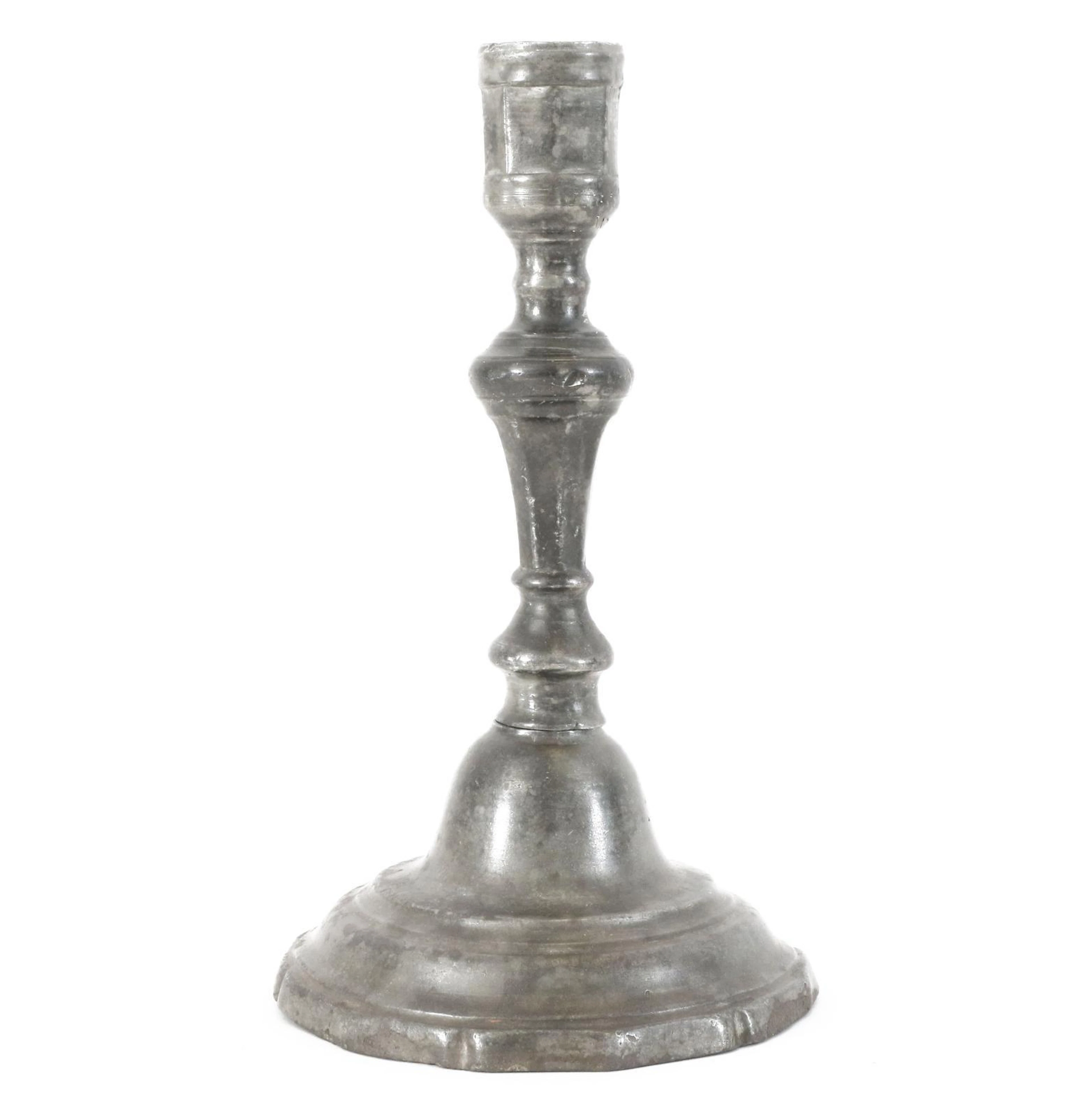 Ljusstake i tenn, Louis XV, 1700-tal