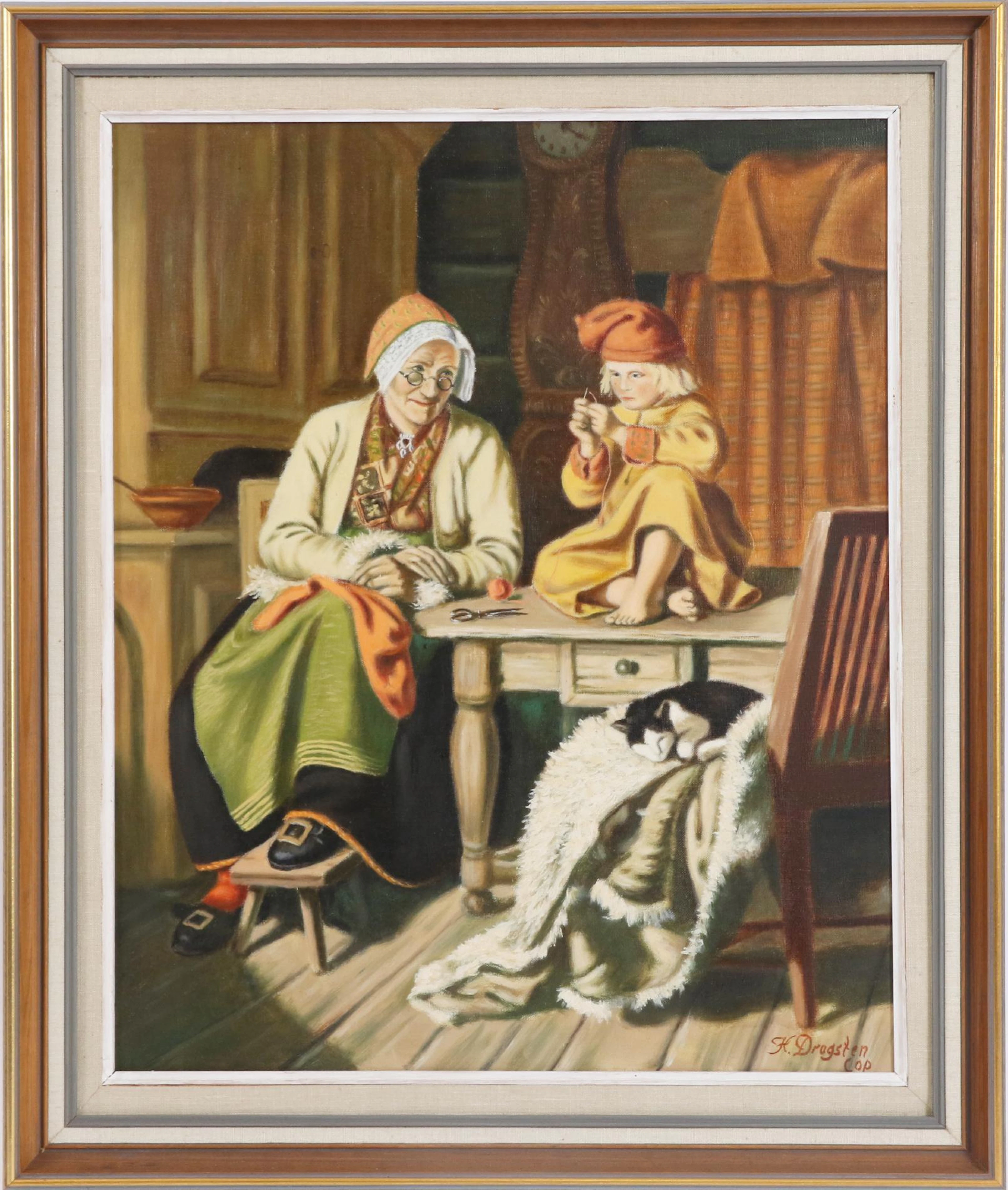 Amalia Lindegren, kopia efter