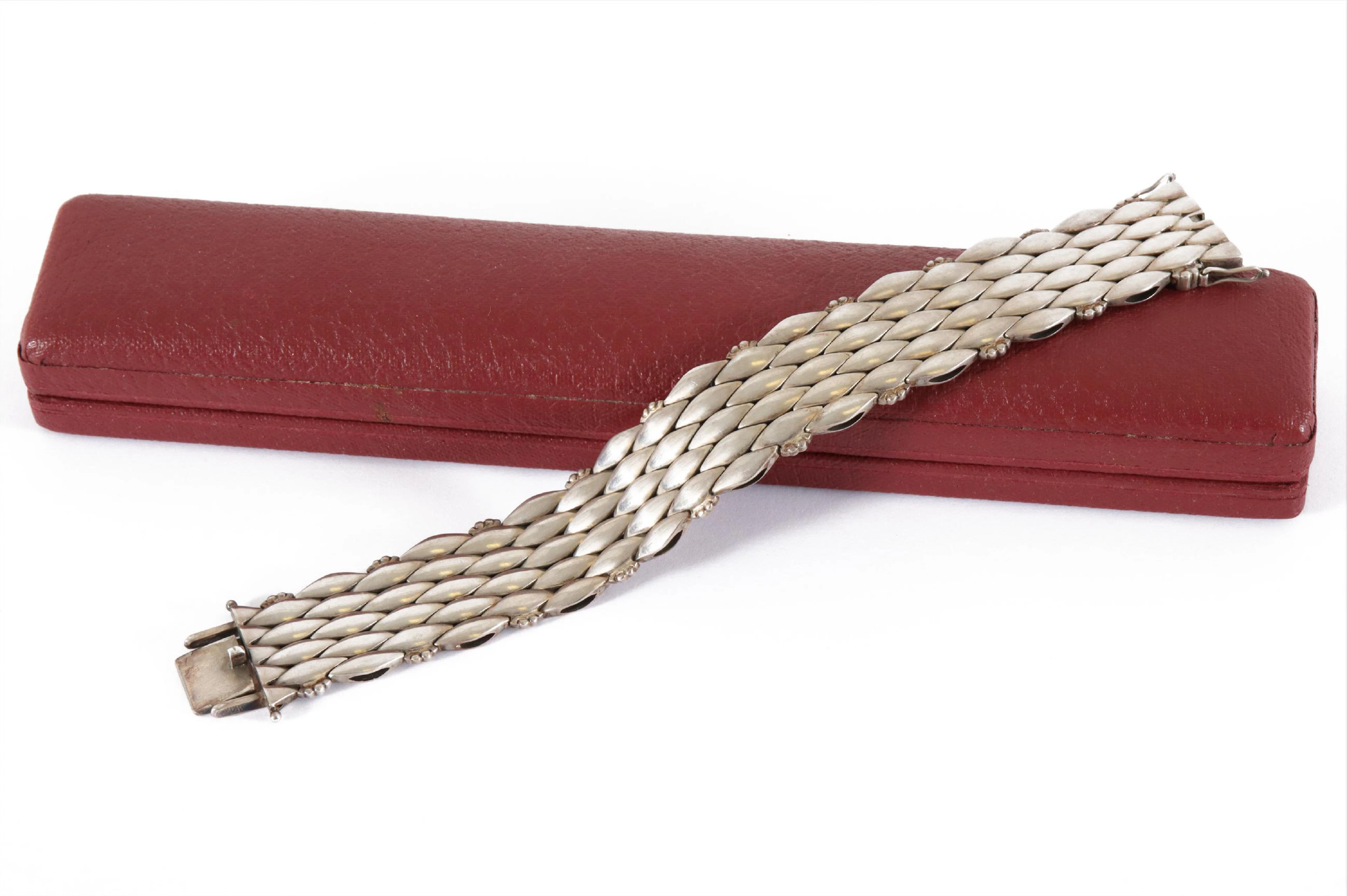 Armband i sterlingsilver, Georg Jensen & Wendel, Danmark