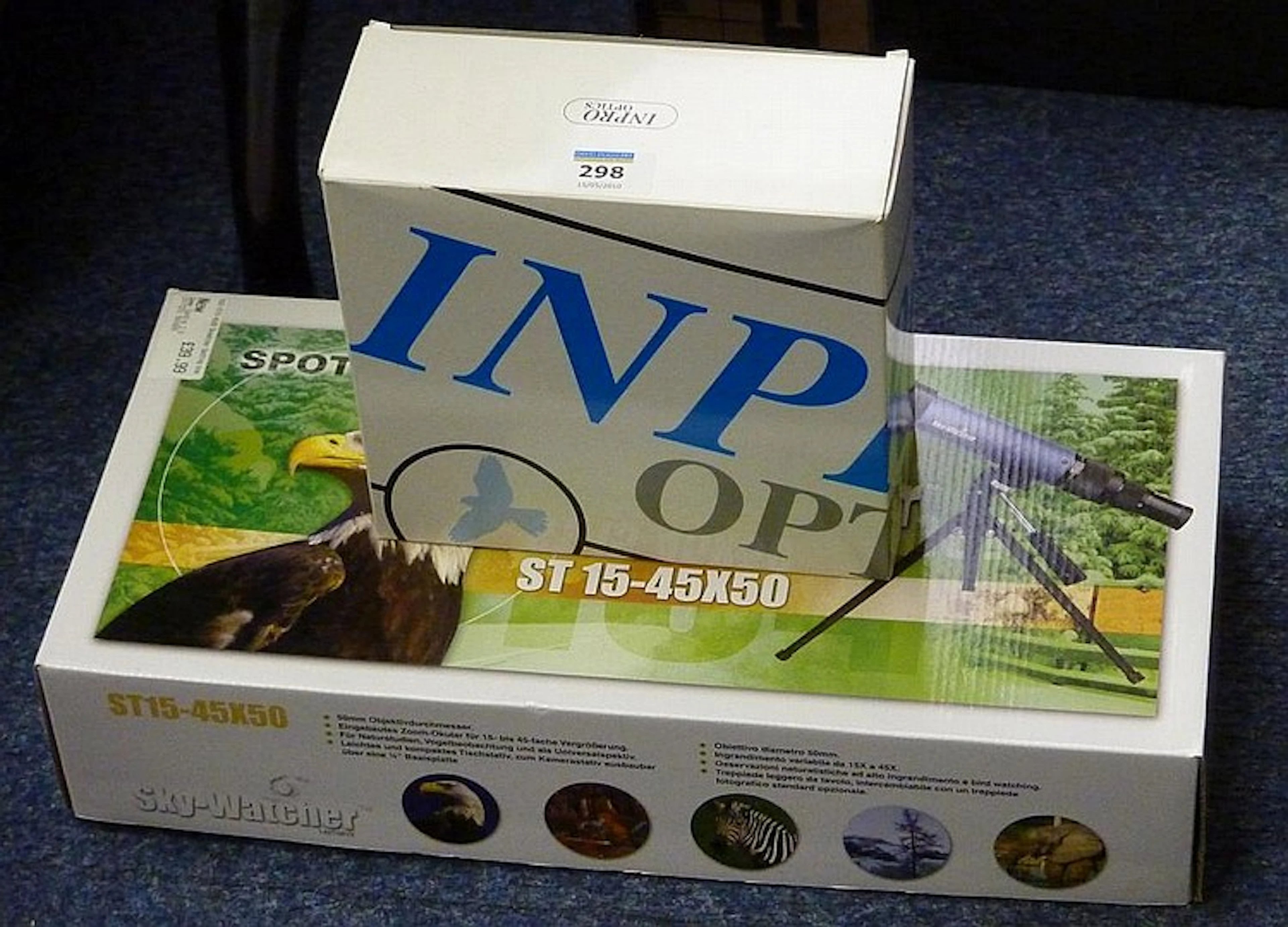 Skywatcher spotting scope and pair Inpro 8 x 40