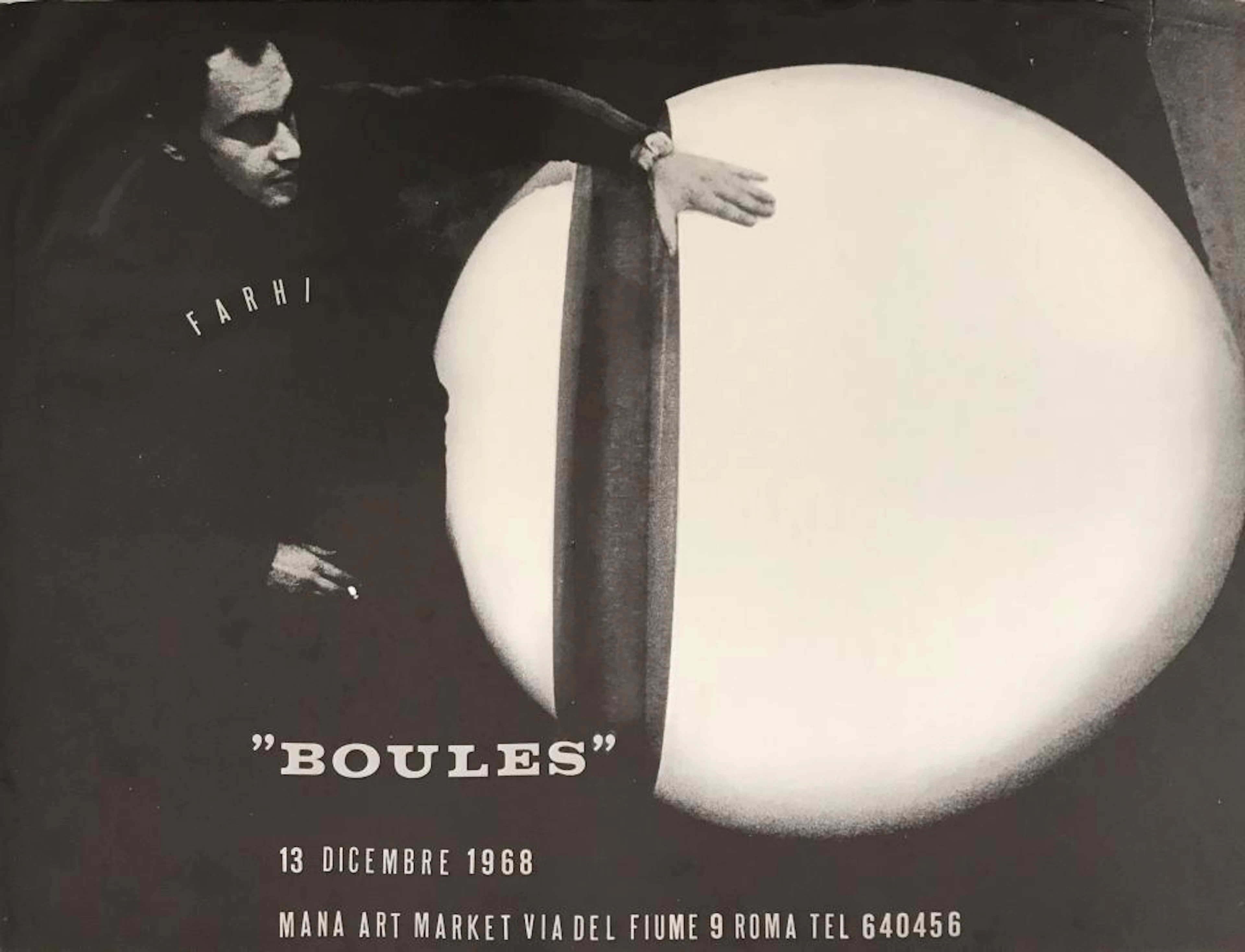 [FARHI] Ensemble de quatre affiches de galerie pour des...