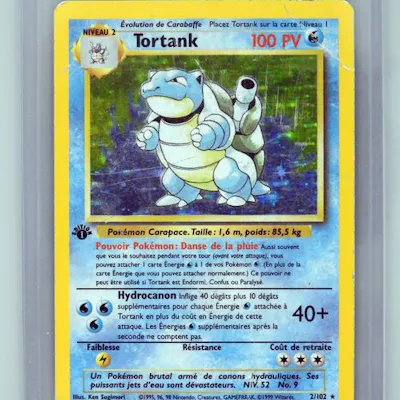 TORTANK Ed 1 Bloc Wizards Set De Base 2 102 Carte Pokemon Avec Pliures tortank-ed-1-bloc-wizards-set-de-base-2-102-carte-pokemon-avec-pliures