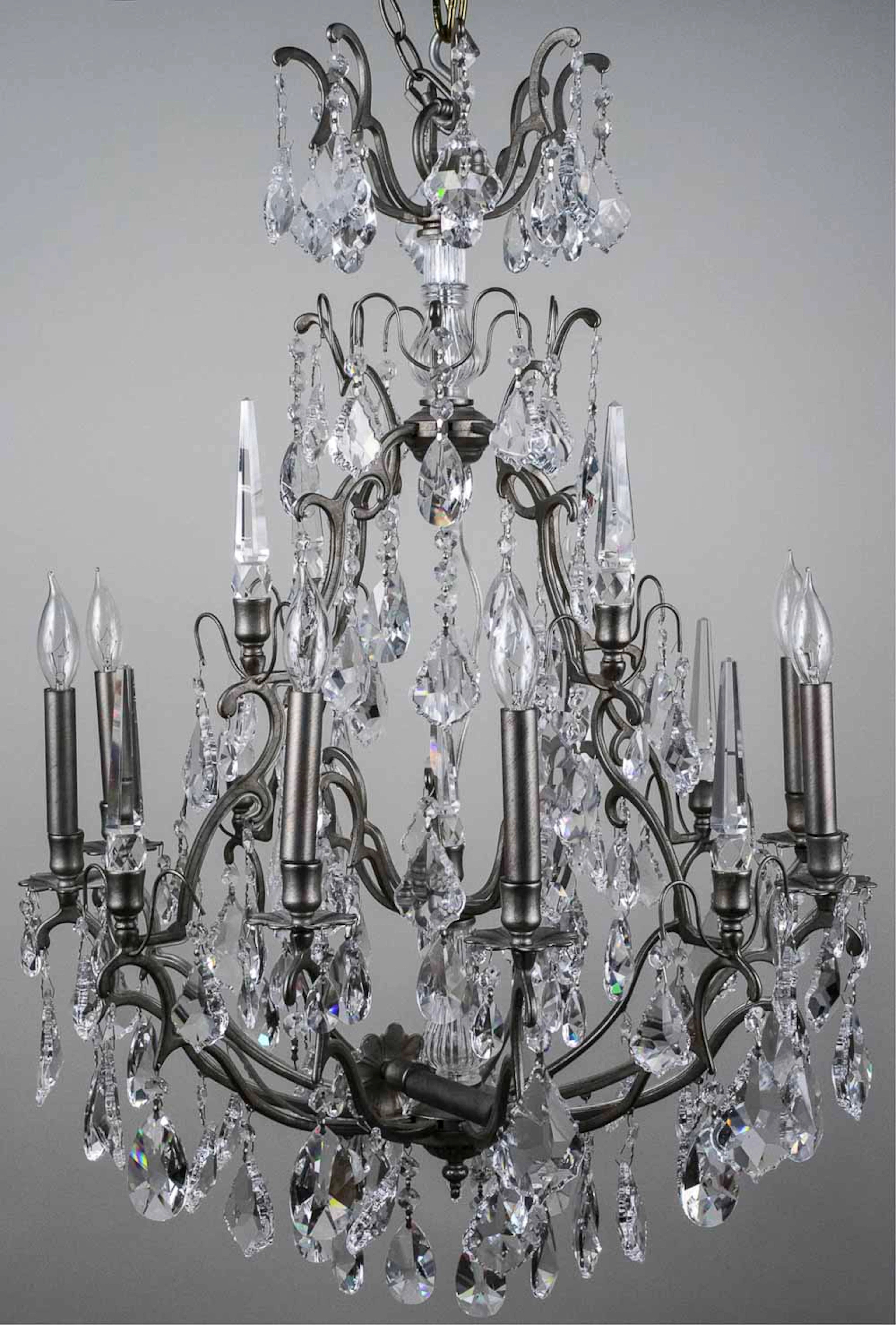 Crystal Cage Chandelier