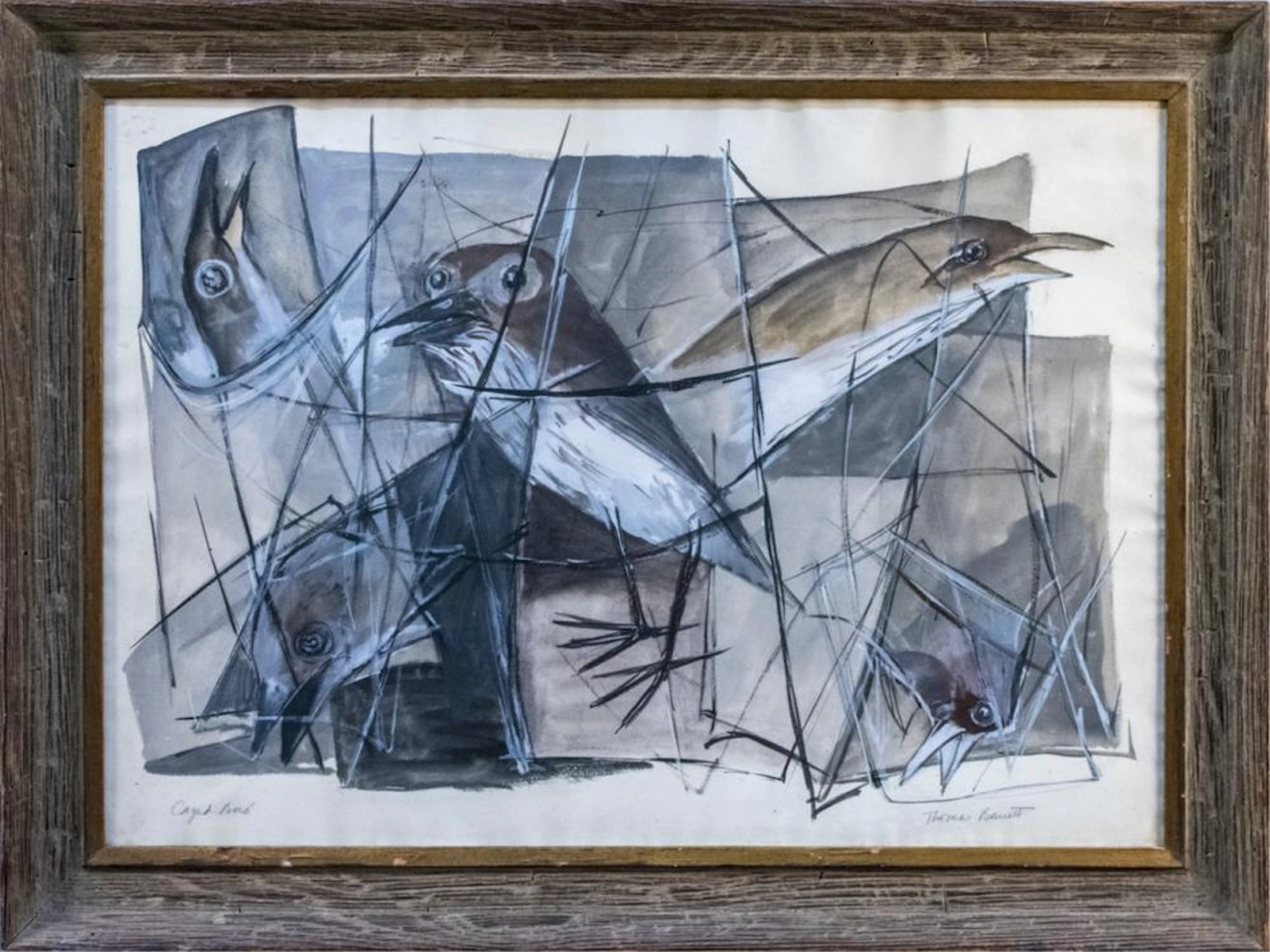 Thomas Barrett (Am b. 1027) Caged Bird *