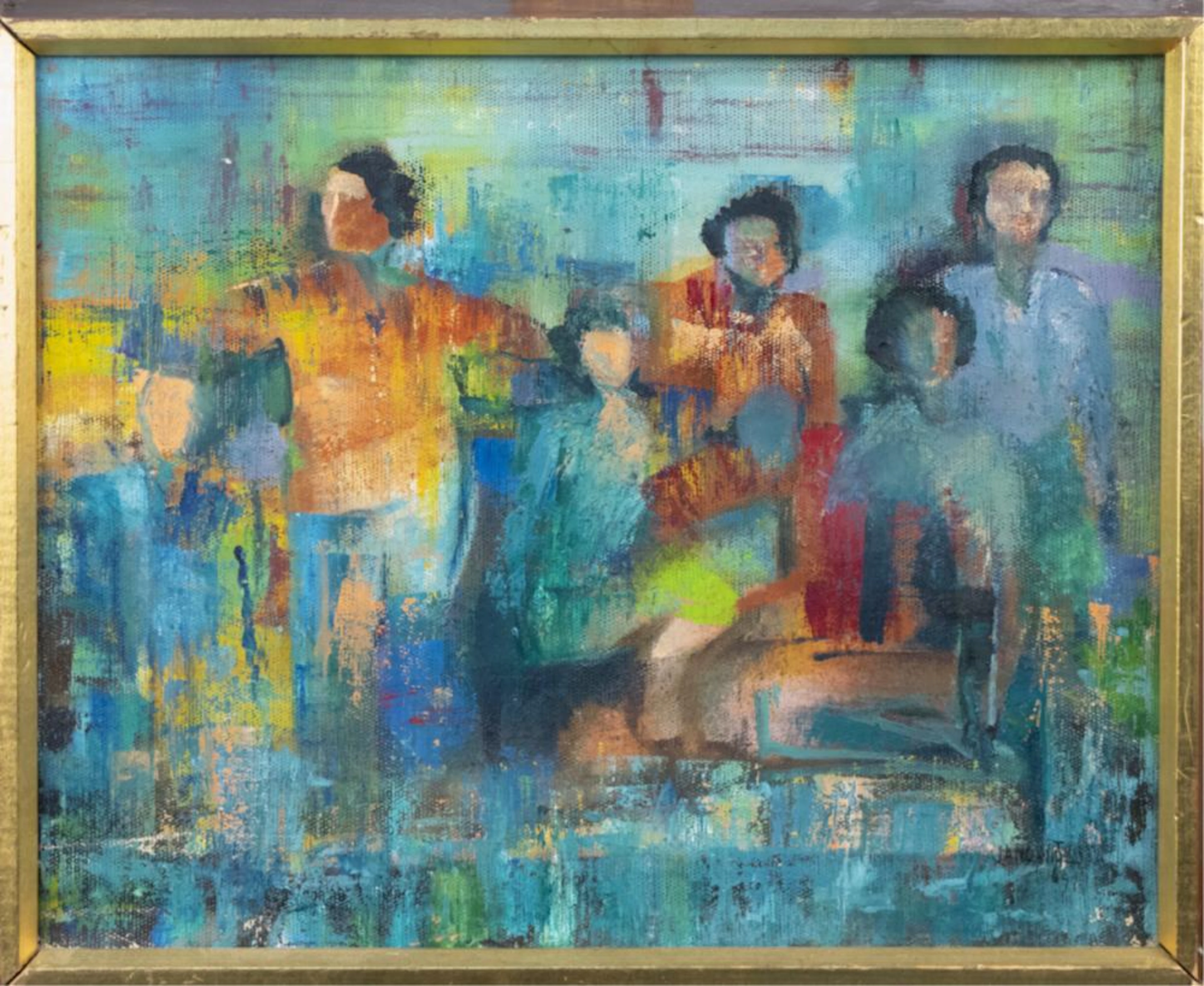 Joel Janowitz (Am b.1945) Six Abstract Figures