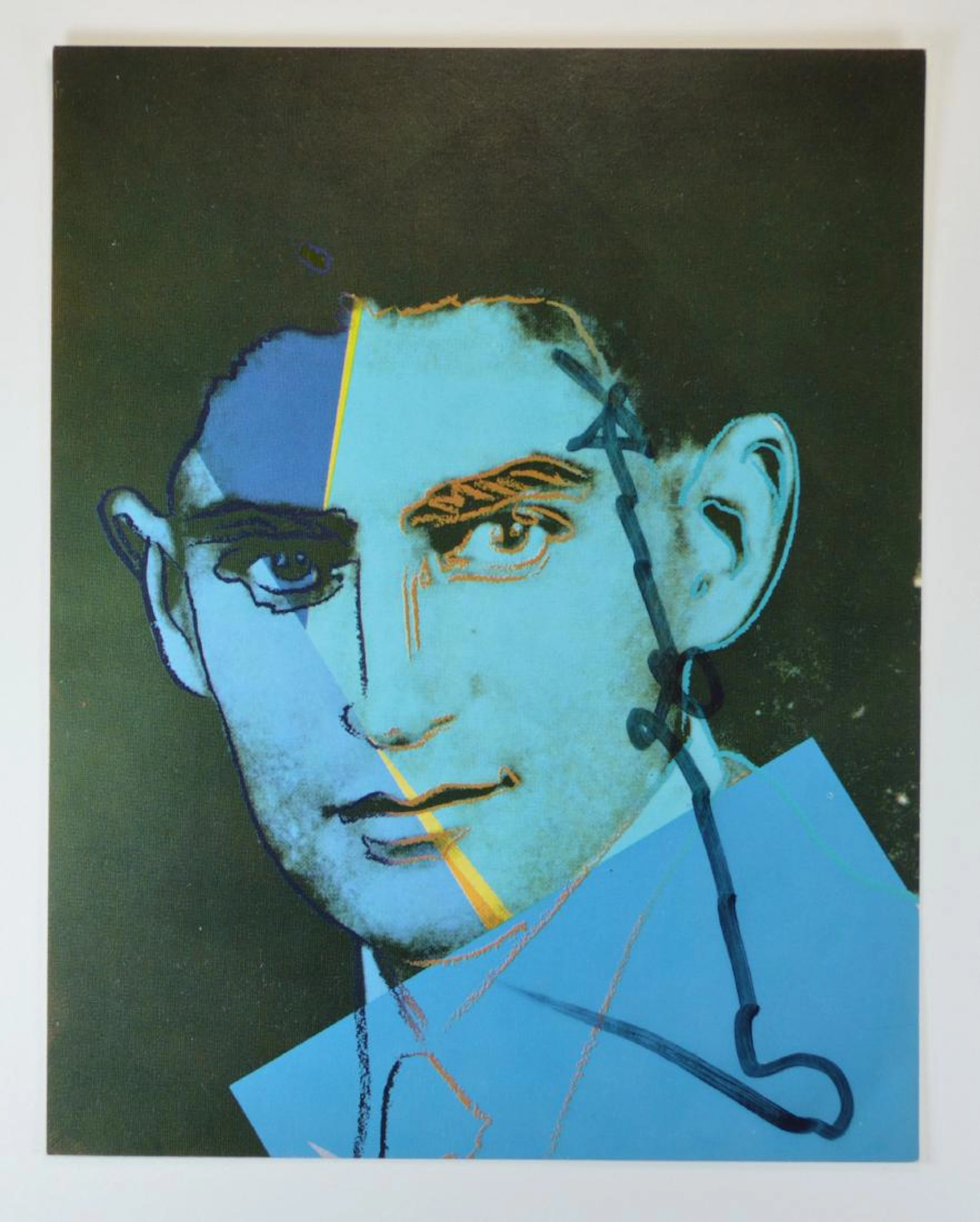 Andy warhol signed invitation from jews of the 20th c