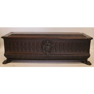Antique Continental Carved Cassone