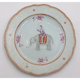 Ex-Sotheby's Chinese Export Porcelain 'Indian