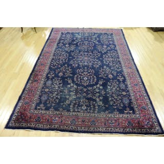 Antique And Finely Hand Knotted Carpet.