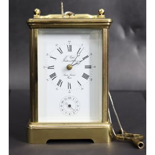 Antique French Lepee Repeater Carriage Clock.