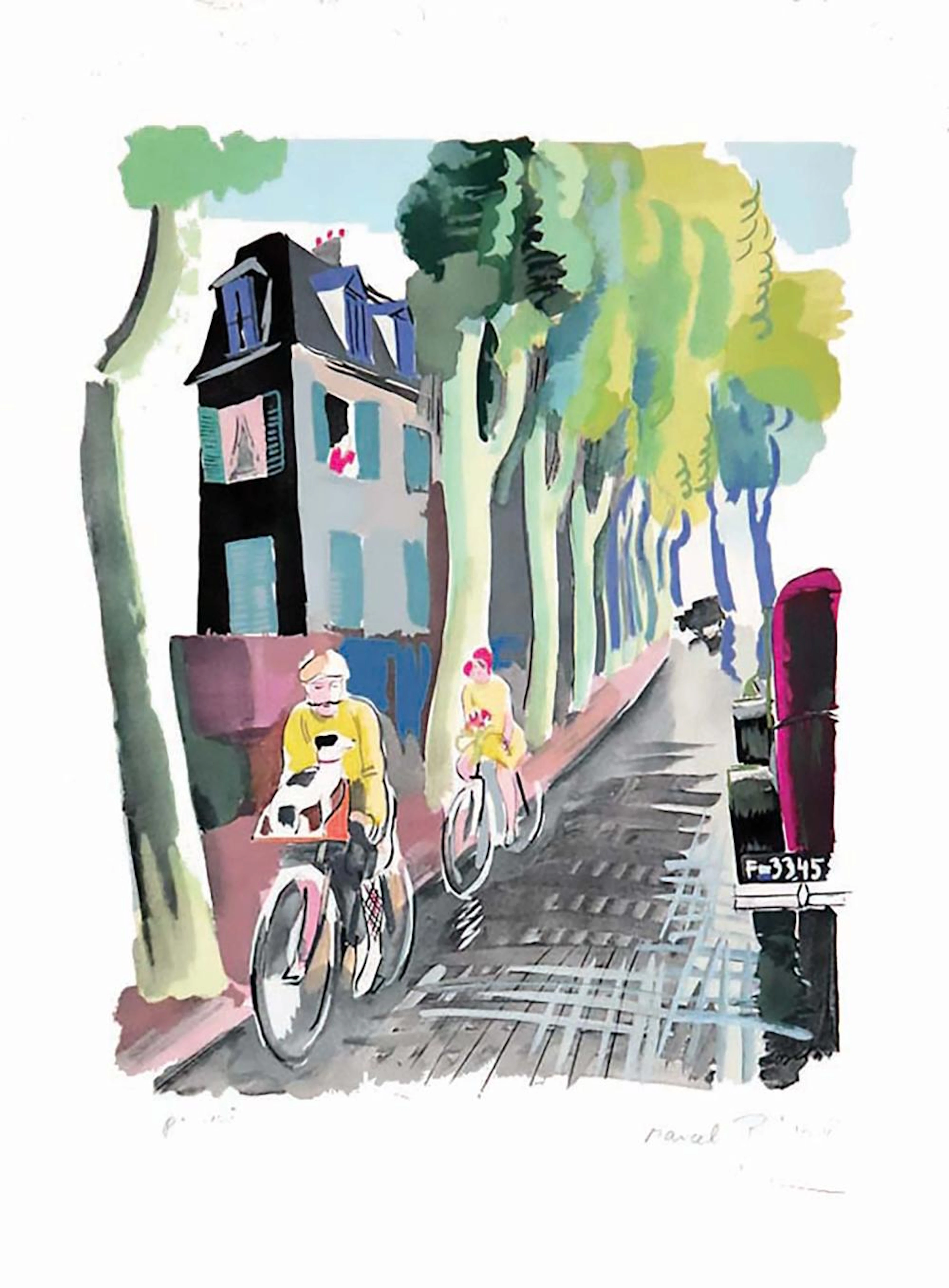 Cycles Marcel Prévost Pochoir de Milivoy Uzelac 1932