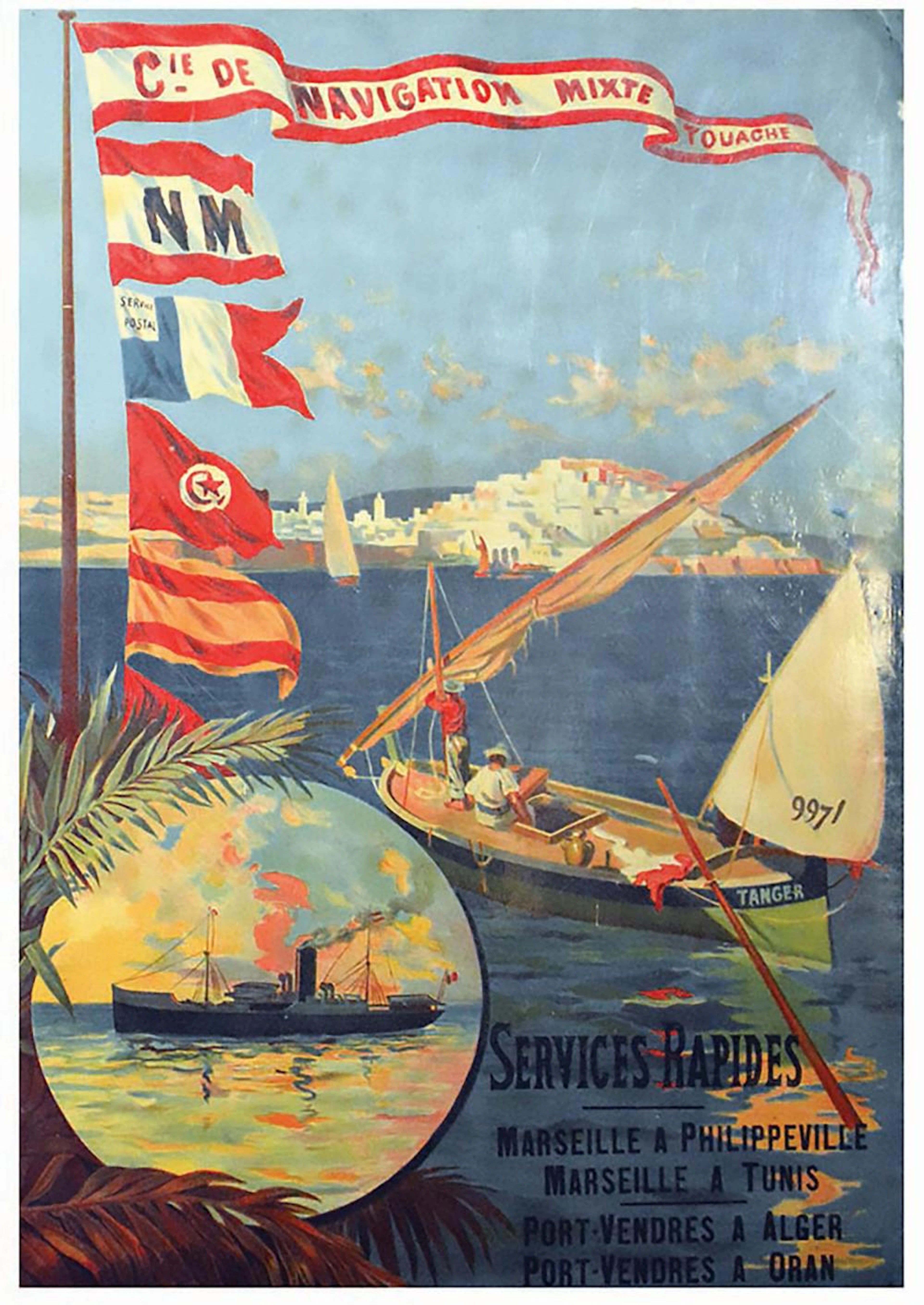 Cie Nav Mixte Touache Srvices Rapides Marseille à...
