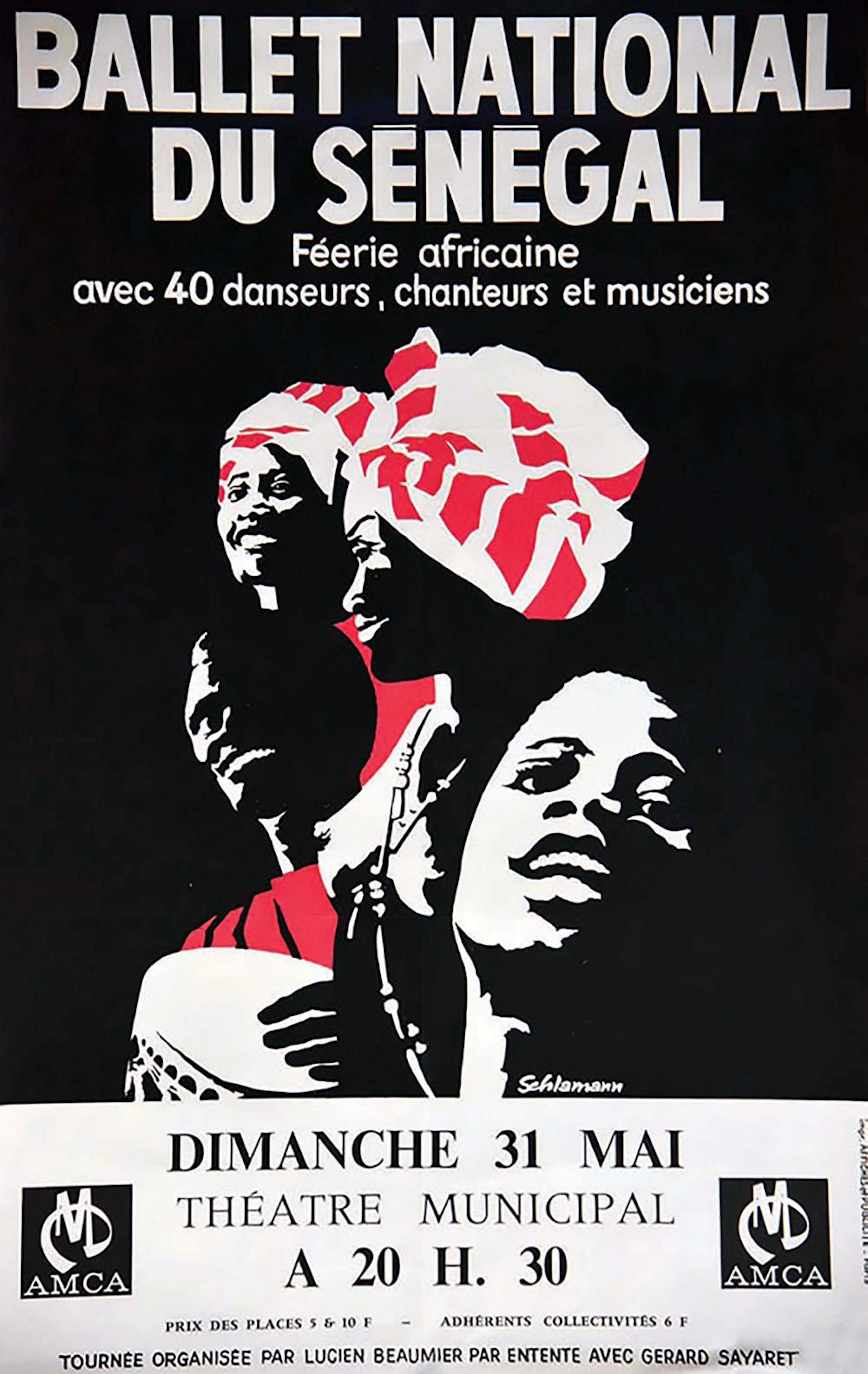 Sénégal Ballet National du Sénégal Féerie Africaine vers 1970