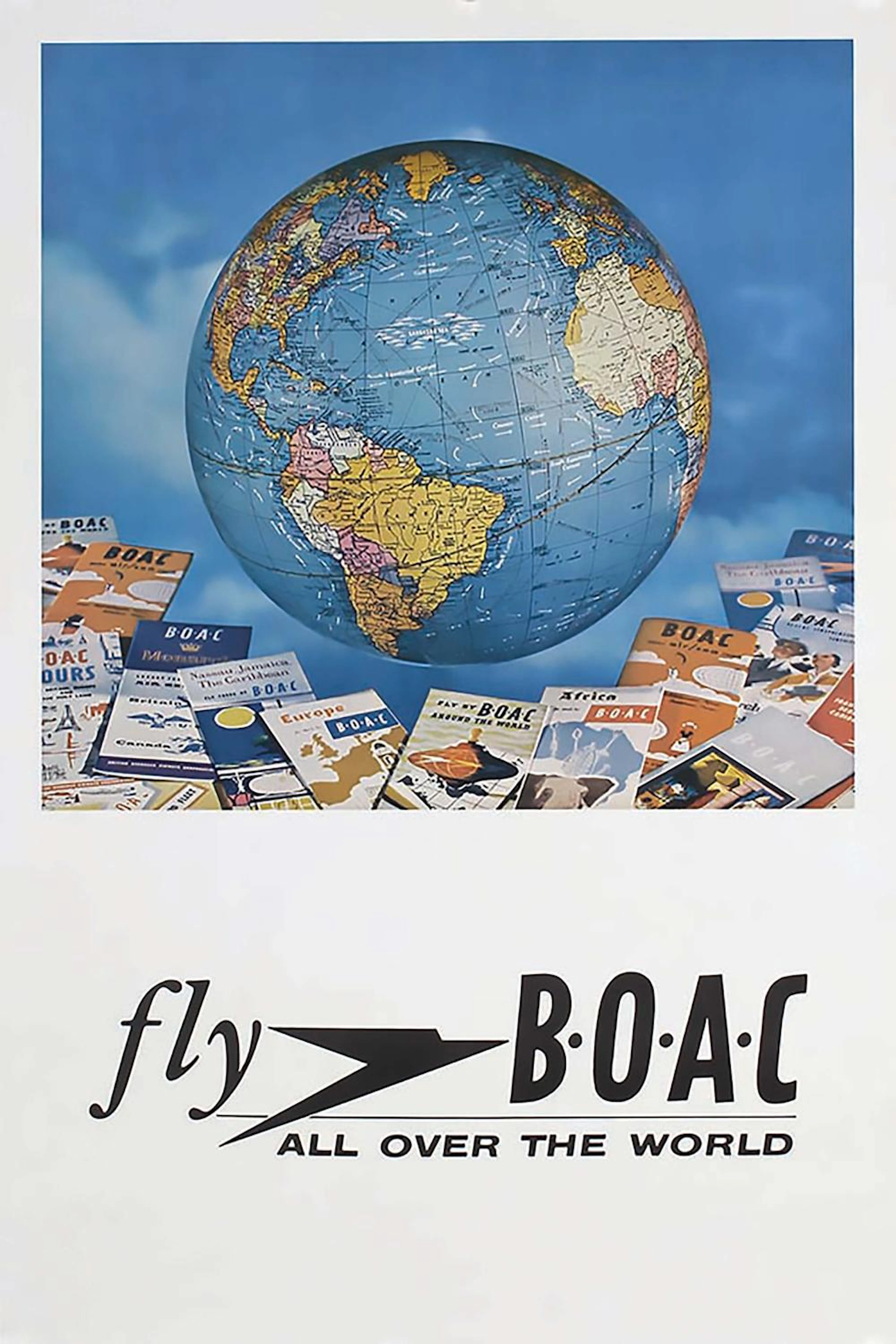 All Over The World. BOAC vers 1960,