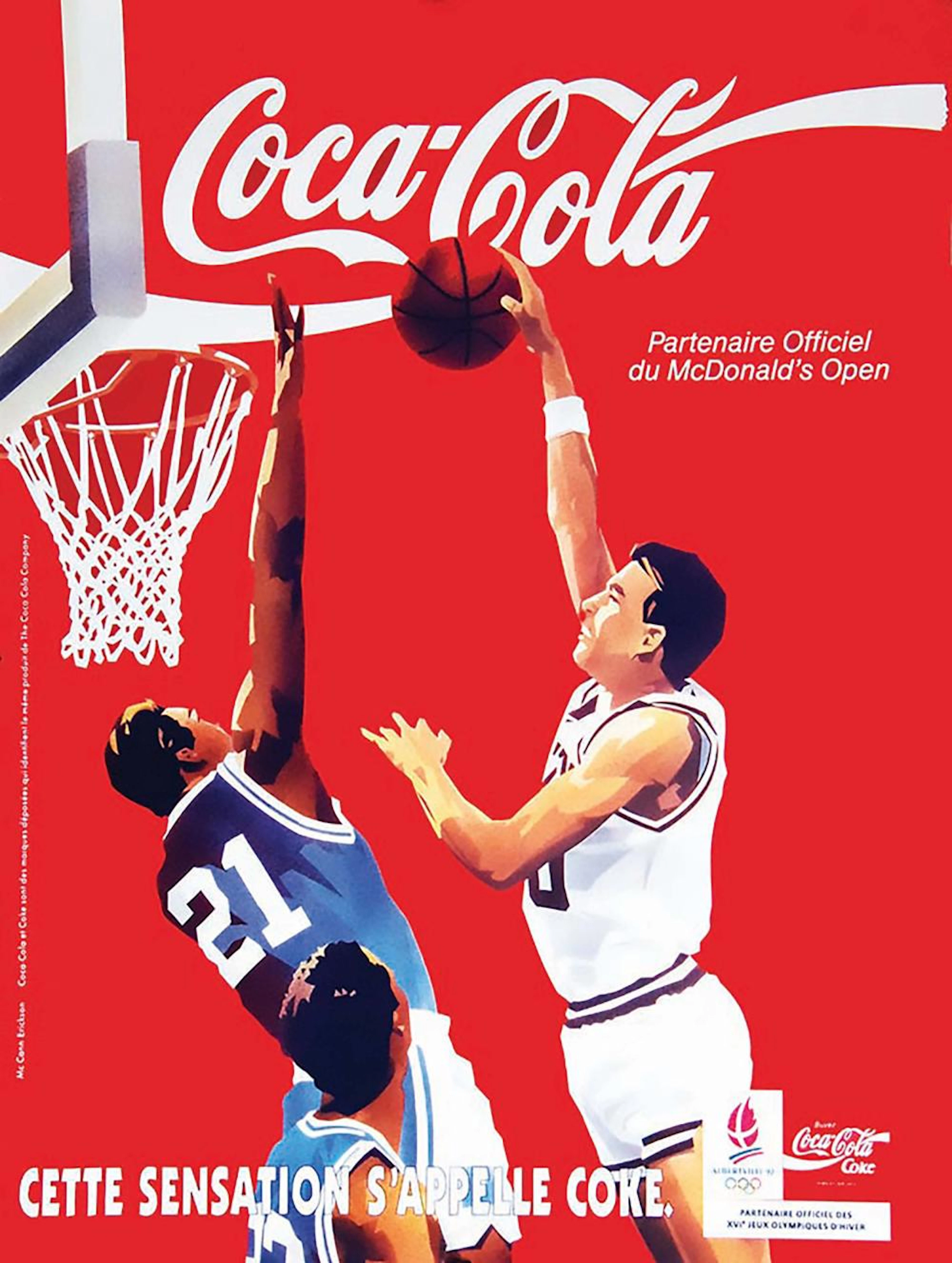 Coca Cola Albrertville 92 Cette sensation s'apelle Coke 1992
