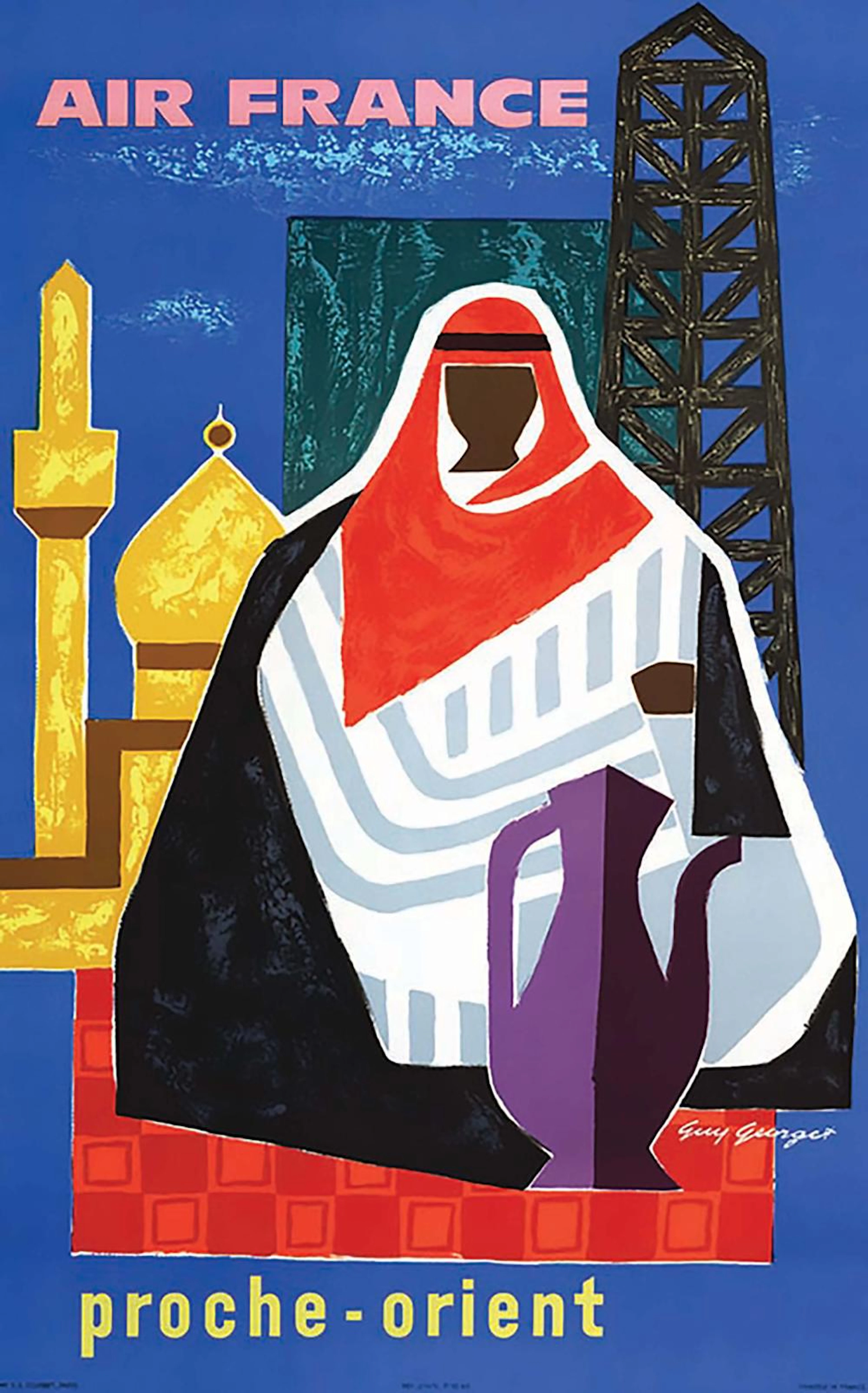 Proche Orient Air France Arabie Saoudite 1962