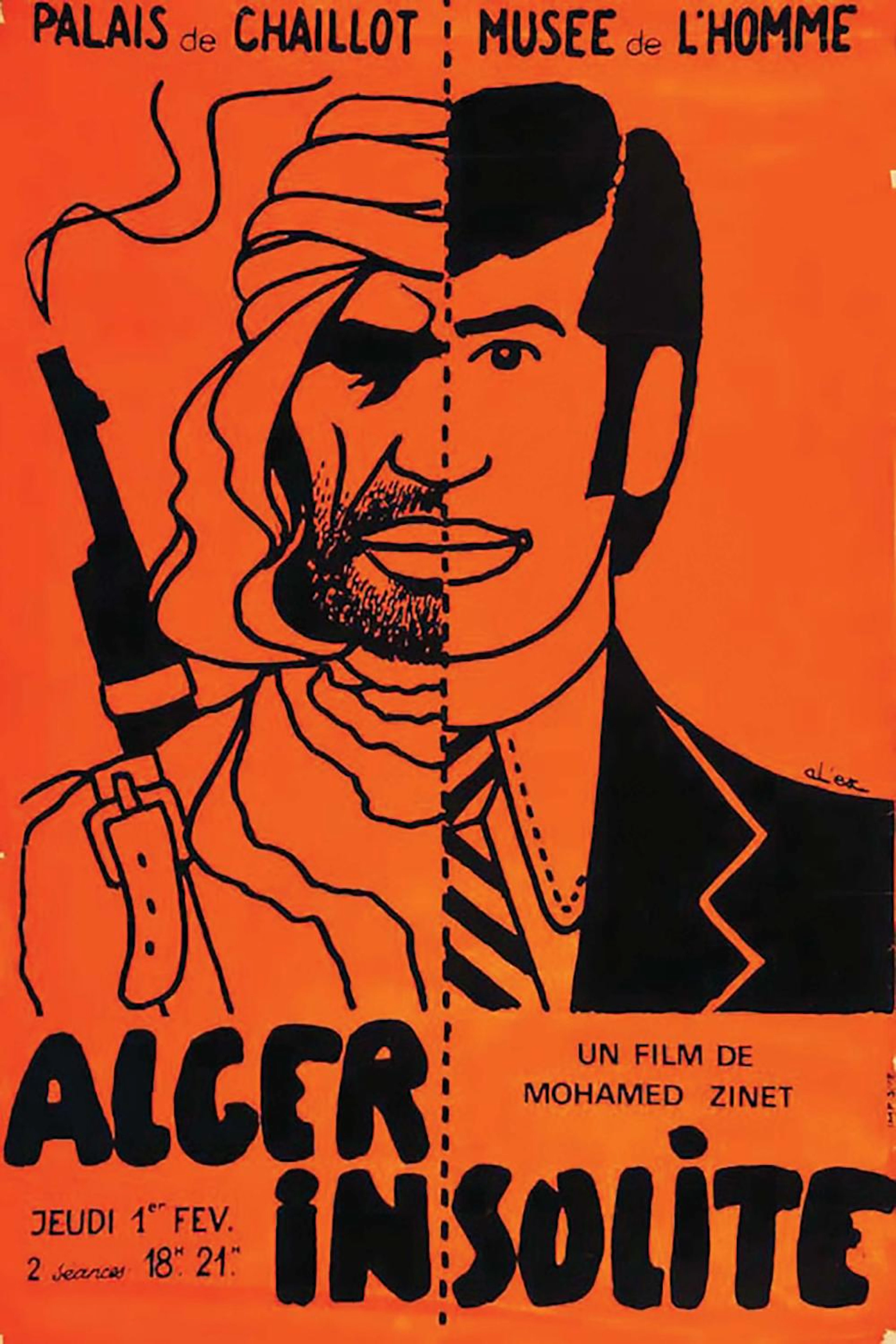 Alger Insolite Palais de Chaillot Musée de L'homme ver 1970
