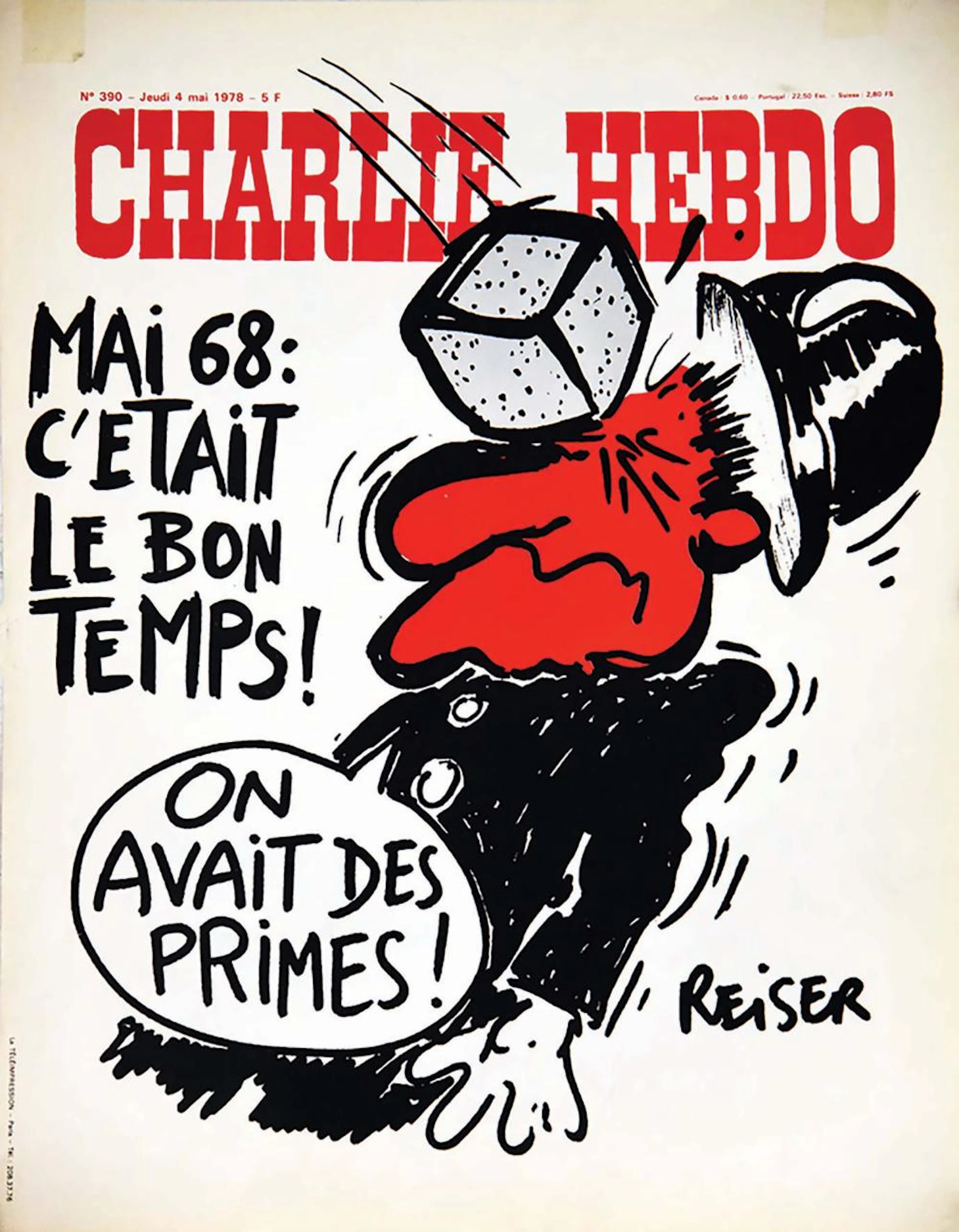 Mai 68 : C'était le Bon Temps On avait des primes - Charlie Hebdo 1978