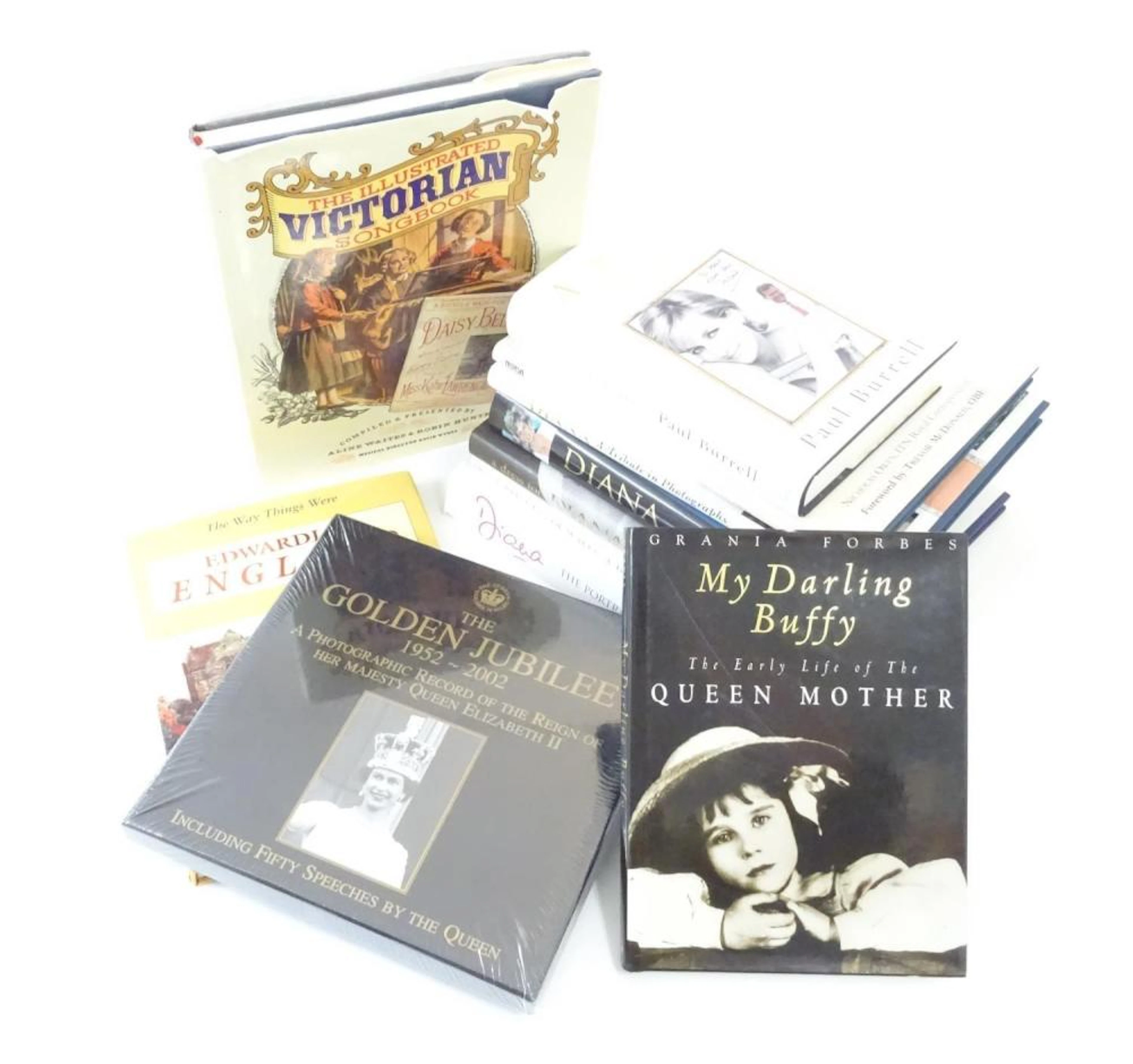 Books: a collection of hardback books on Royal and…