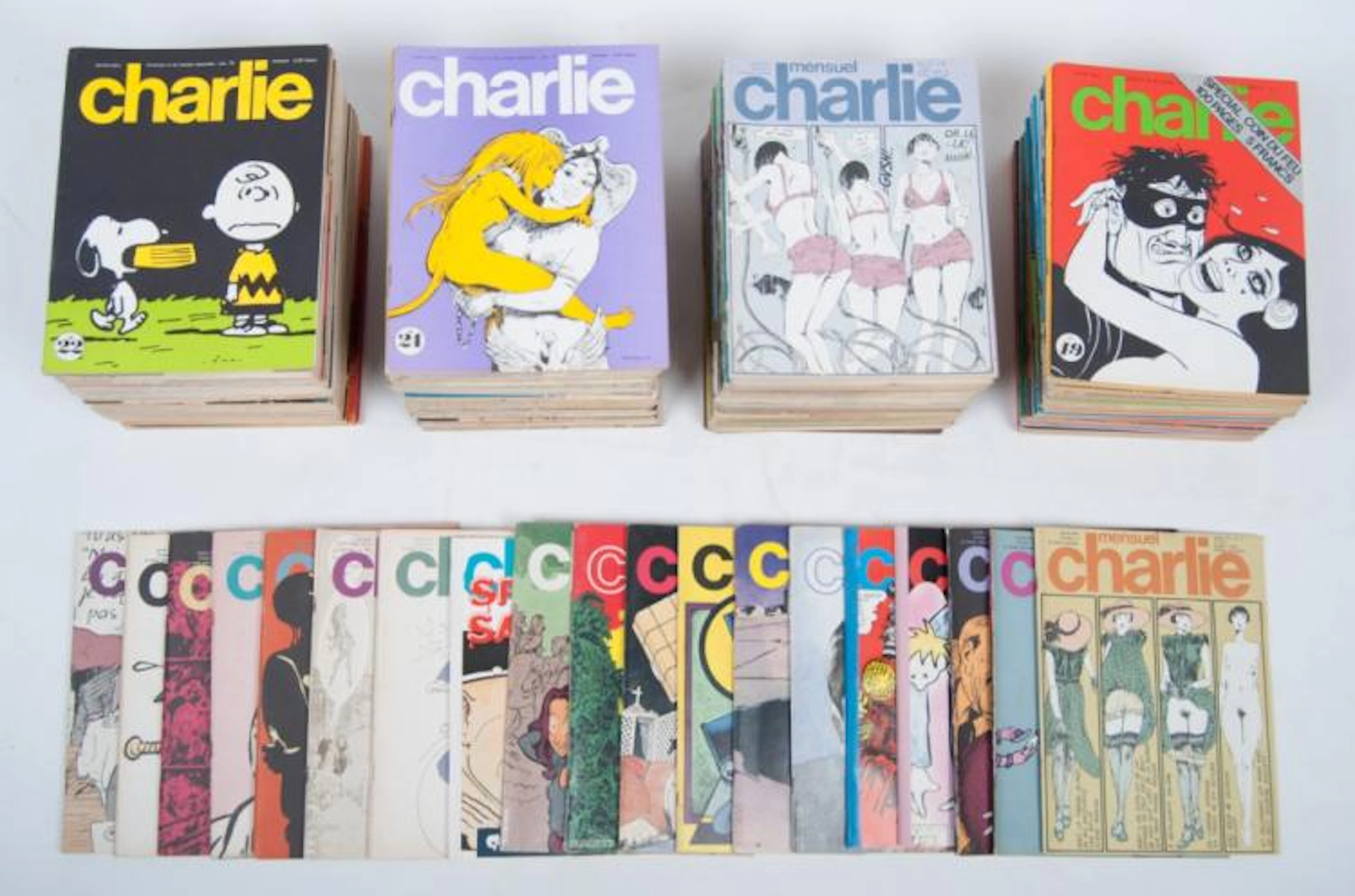 Charlie (Hebdo). Journal plein d'humour et de bandes dessinées.