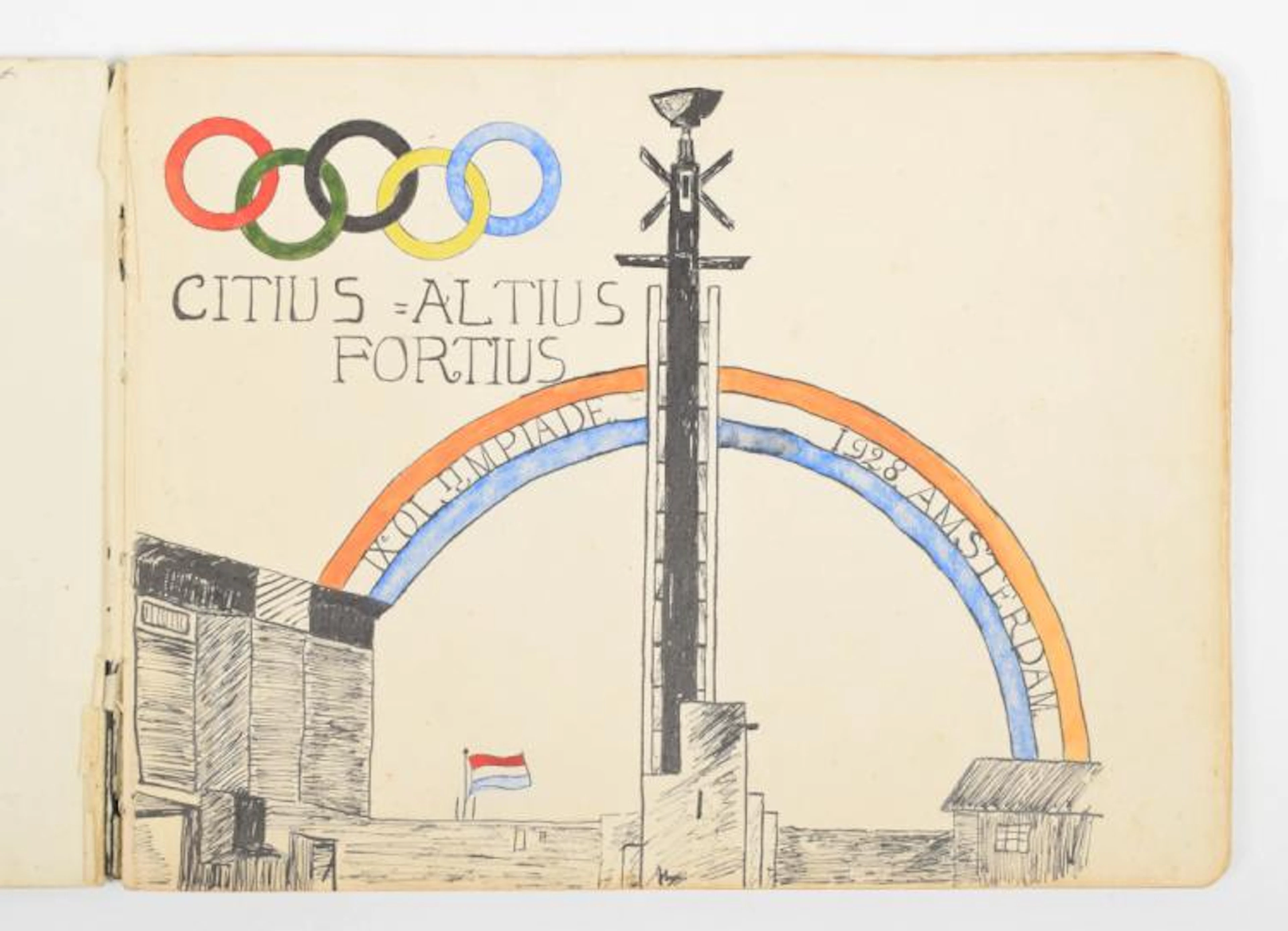 [Olympics] Sketchbook IXe Olympiade 1928 Amsterdam