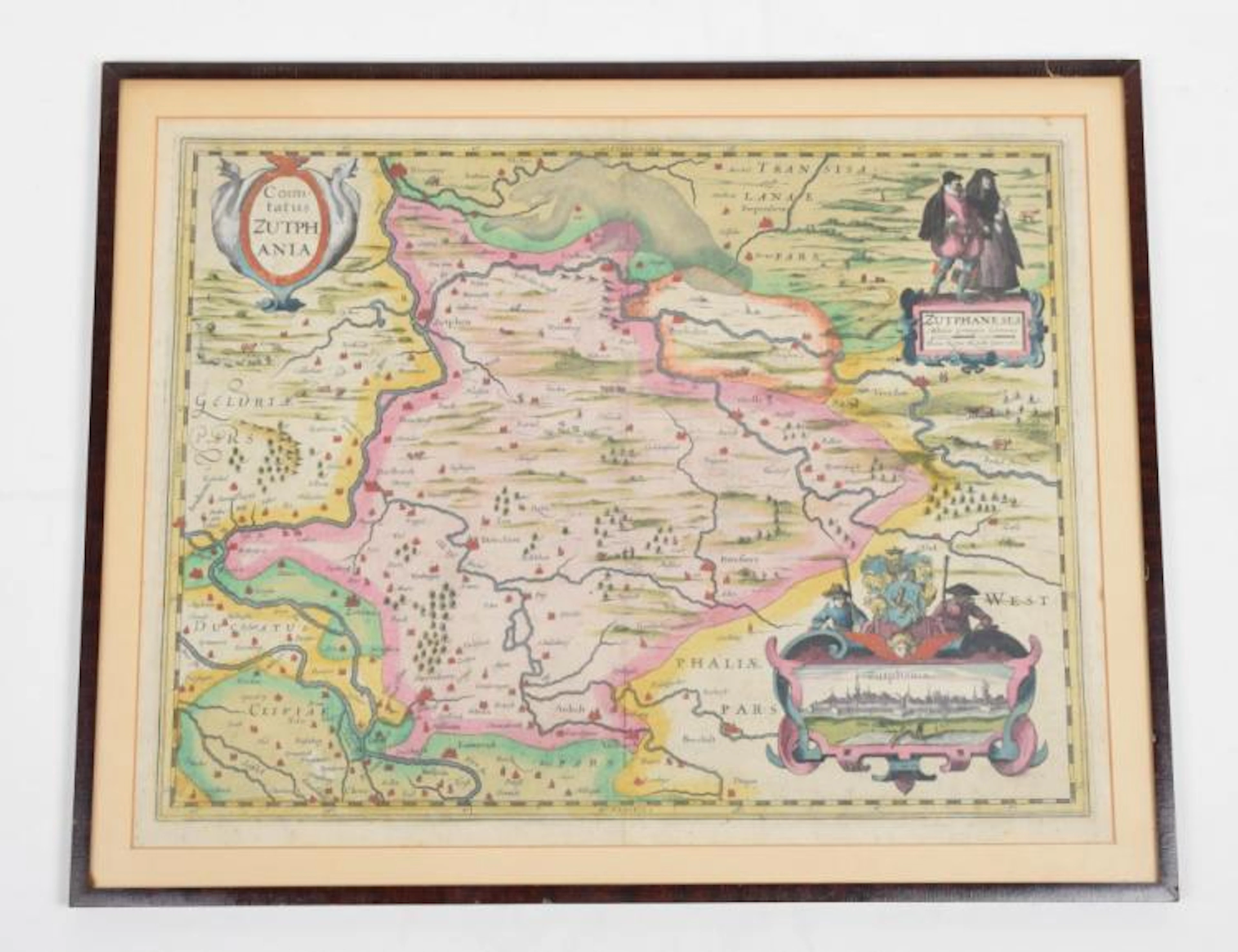 [Cartography. Graafschap Zutphen] Pieter van de Keere. 1617