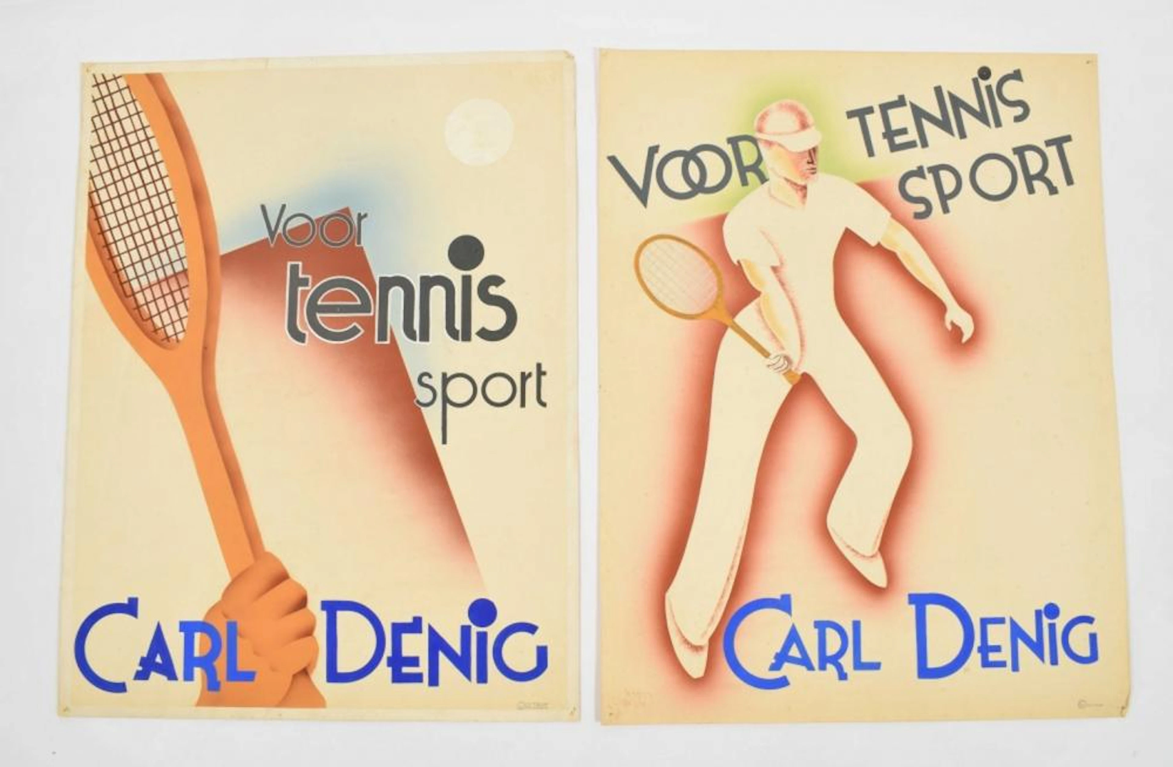 [Posters] [Tennis] Cor van Oostrum (Waalwijk, 1912-1997)