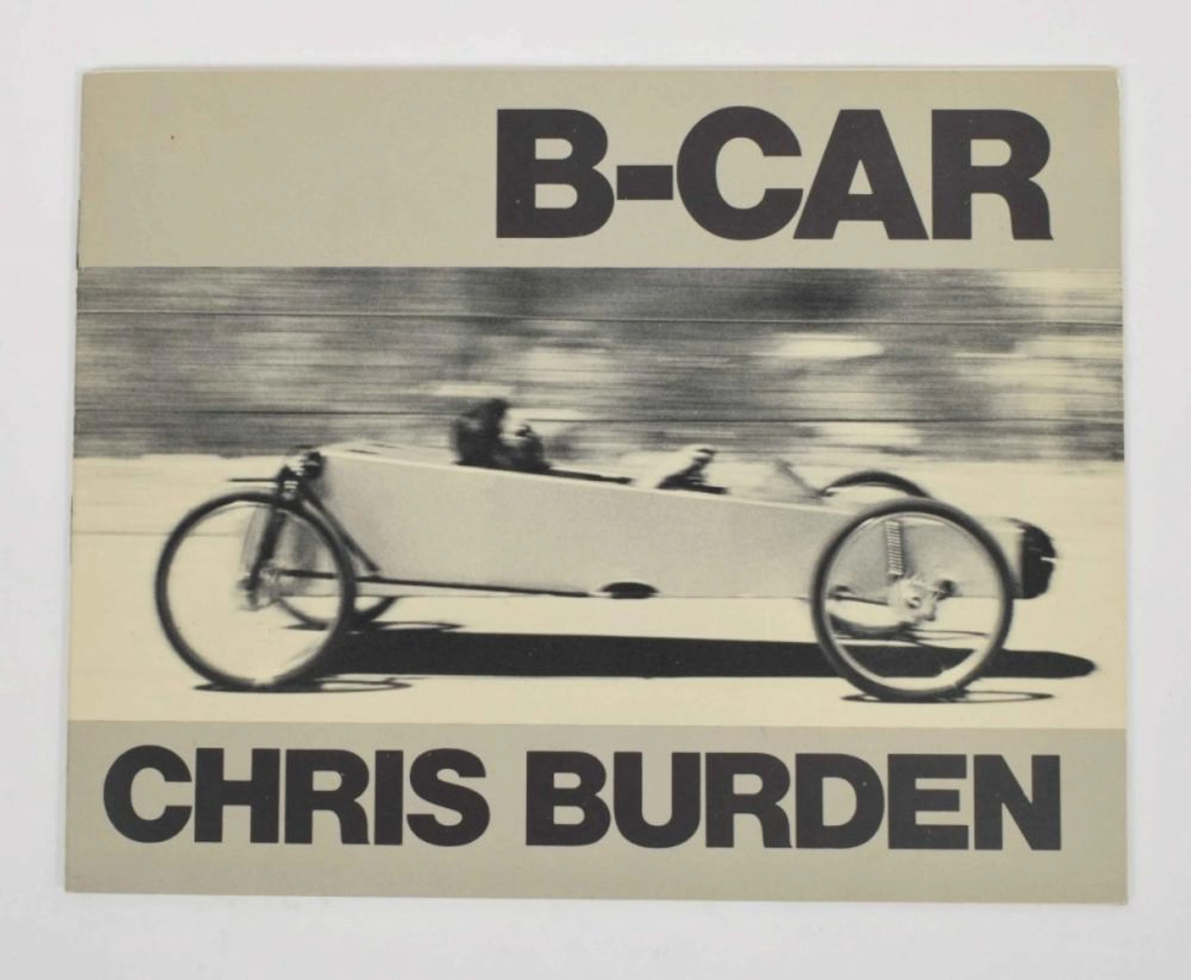 [FINE ARTS: 20TH CENTURY] CHRIS BURDEN - B-CAR