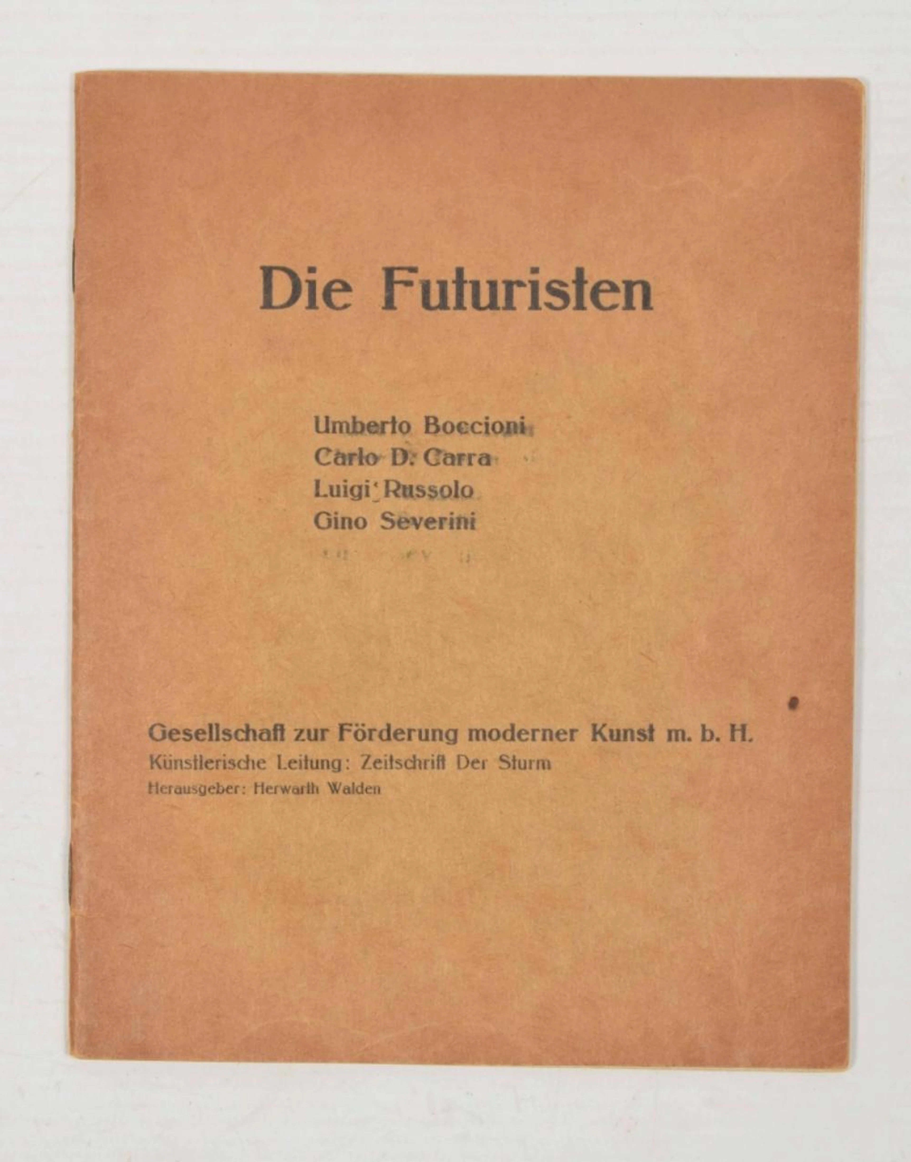 [FINE ARTS: 20TH CENTURY PART I] [FUTURISM] DIE FUTURISTEN