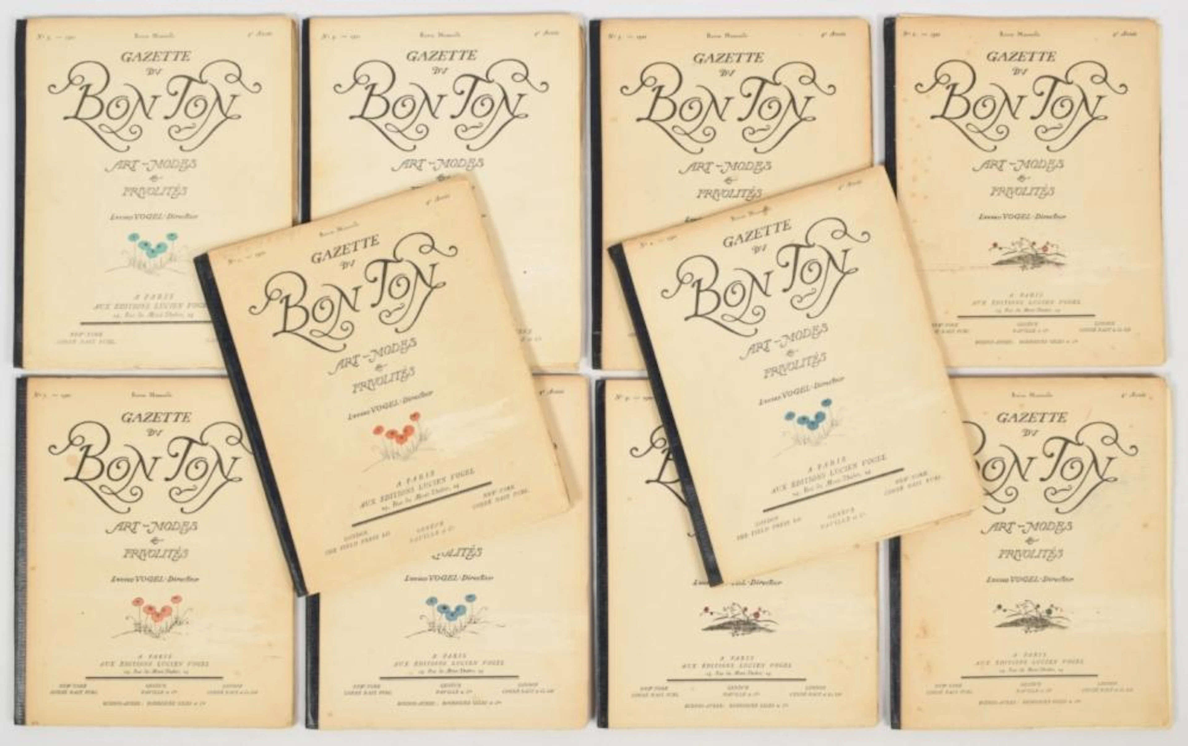[FINE ARTS: PERIODICALS] GAZETTE DU BON TON 1921