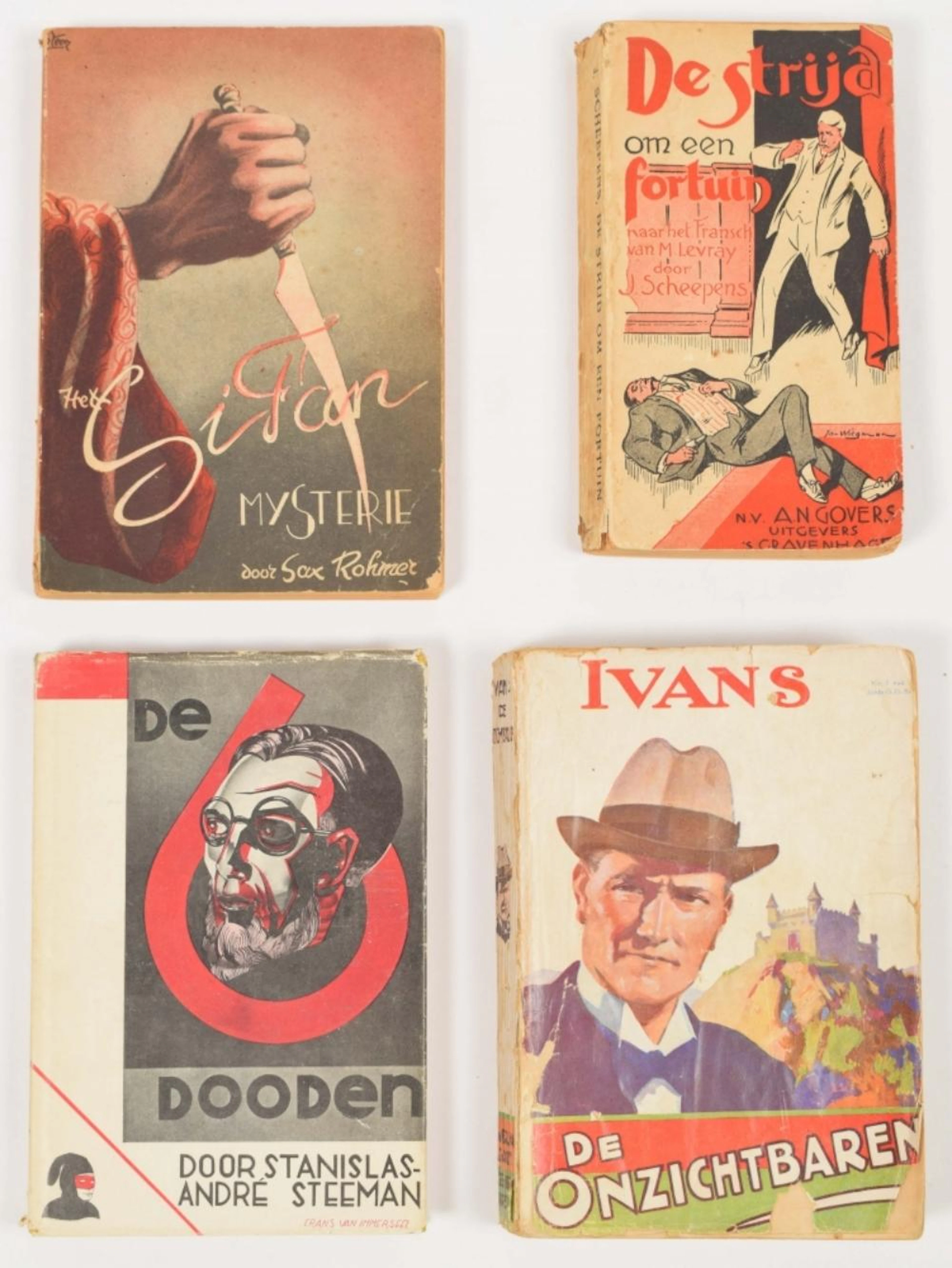 [VARIOUS] [PULP] LOT OF 26 DETECTIVES, INCL. IVANS AND SAX ROHMER