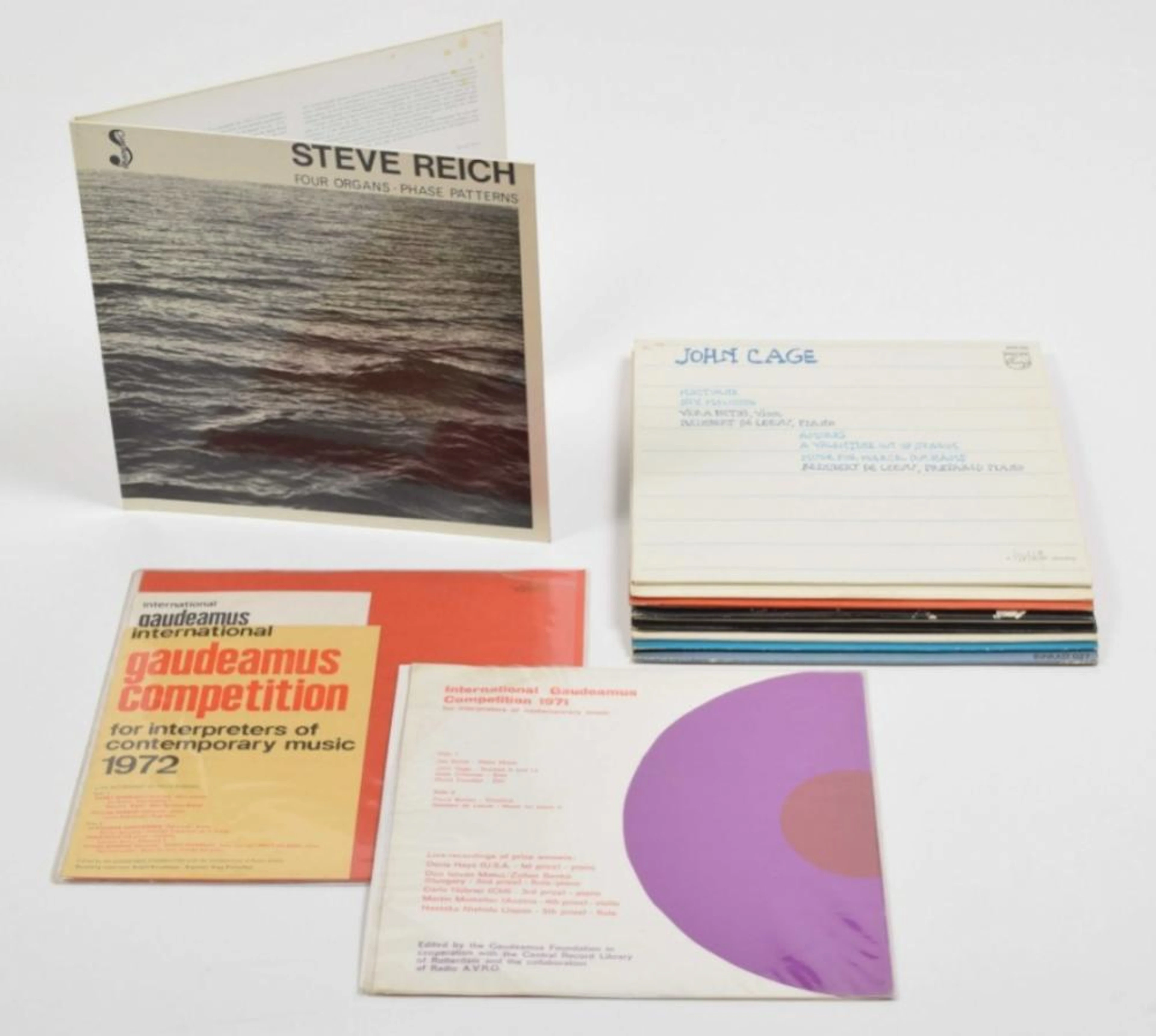 [VINYL] PHILIP GLASS/STEVE REICH/JOHN CAGE A.O.