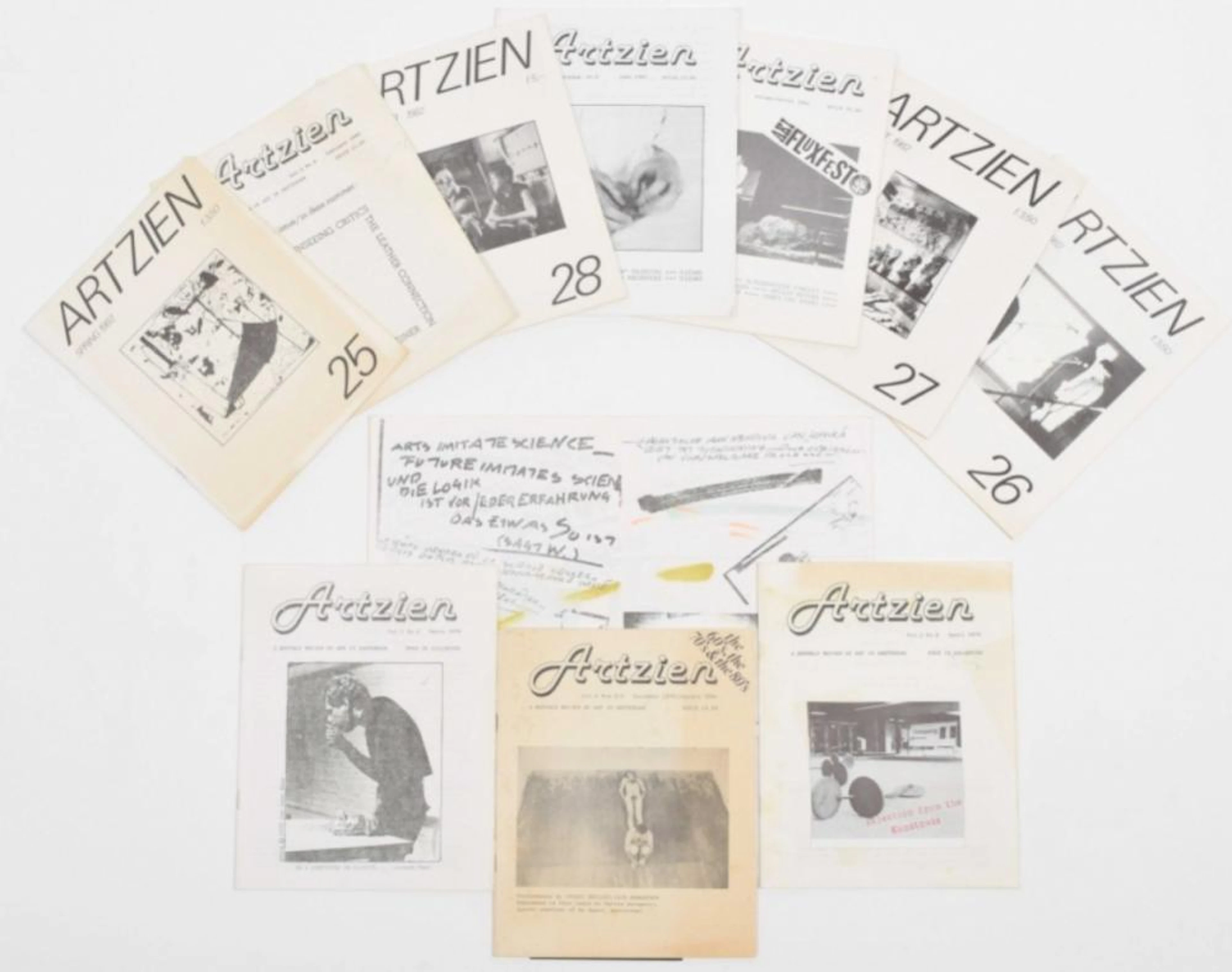 [SMALL PRESS AND MAIL ART] ARTZIEN. A MONTHLY REVIEW OF ART IN AMSTERDAM