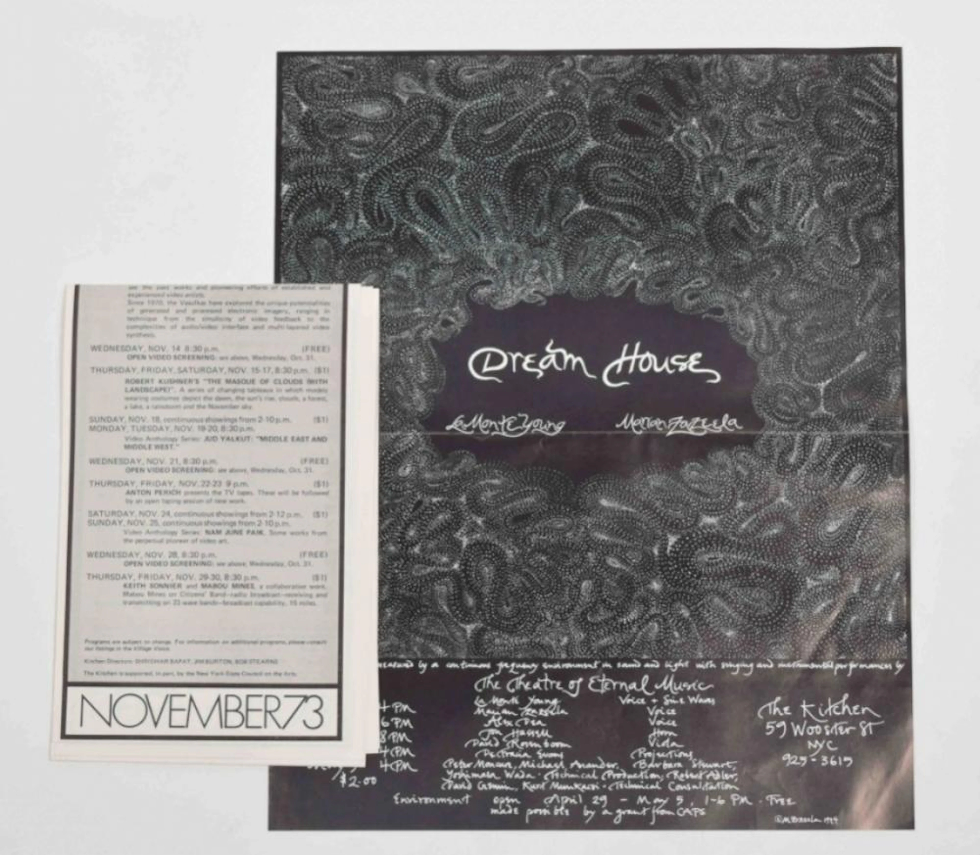 [CONCEPTUAL ART: EPHEMERA] LA MONTE YOUNG AND MARIAN...
