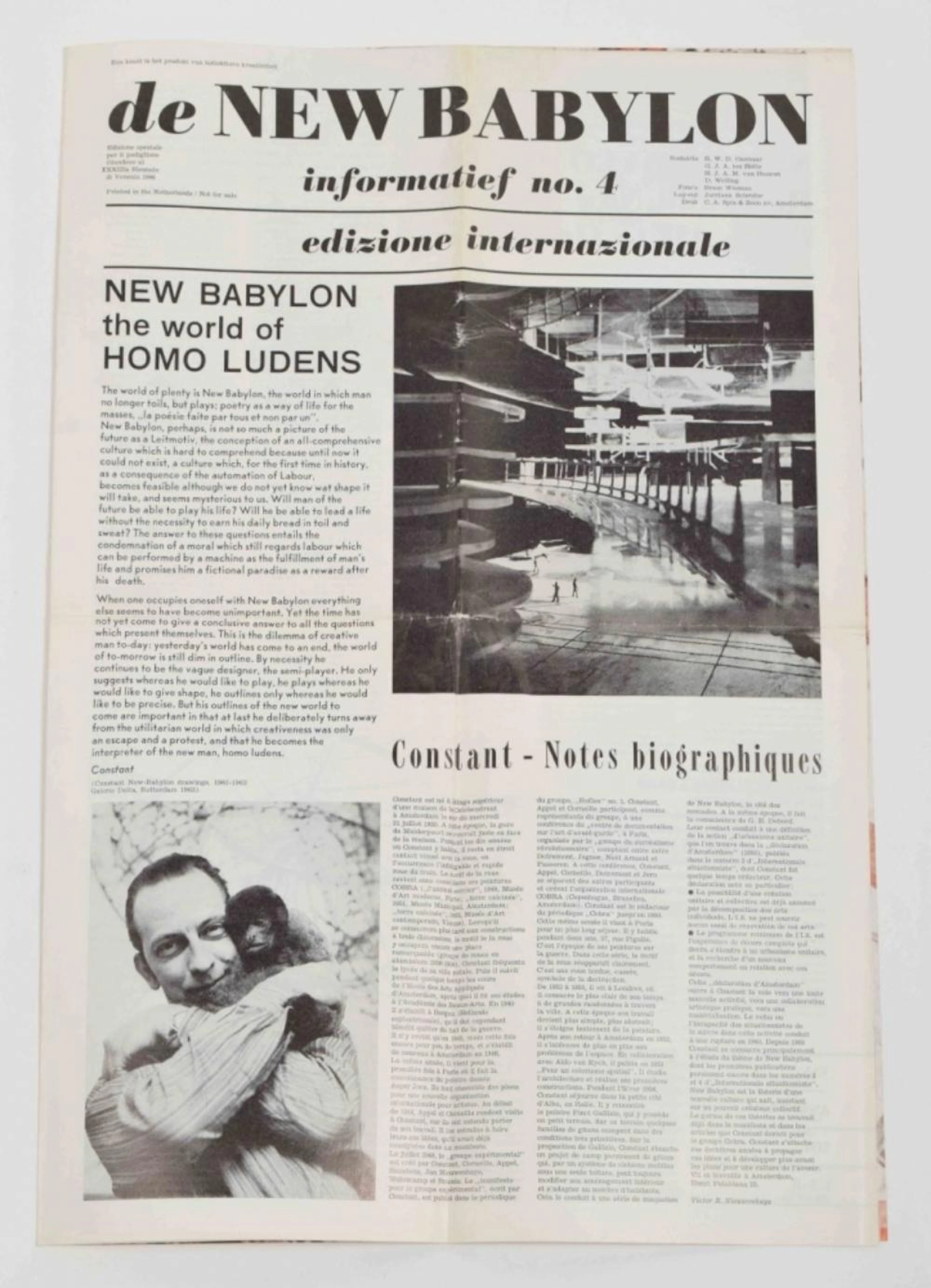 [AVANT-GARDE 1955-1975] CONSTANT NIEUWENHUIJS