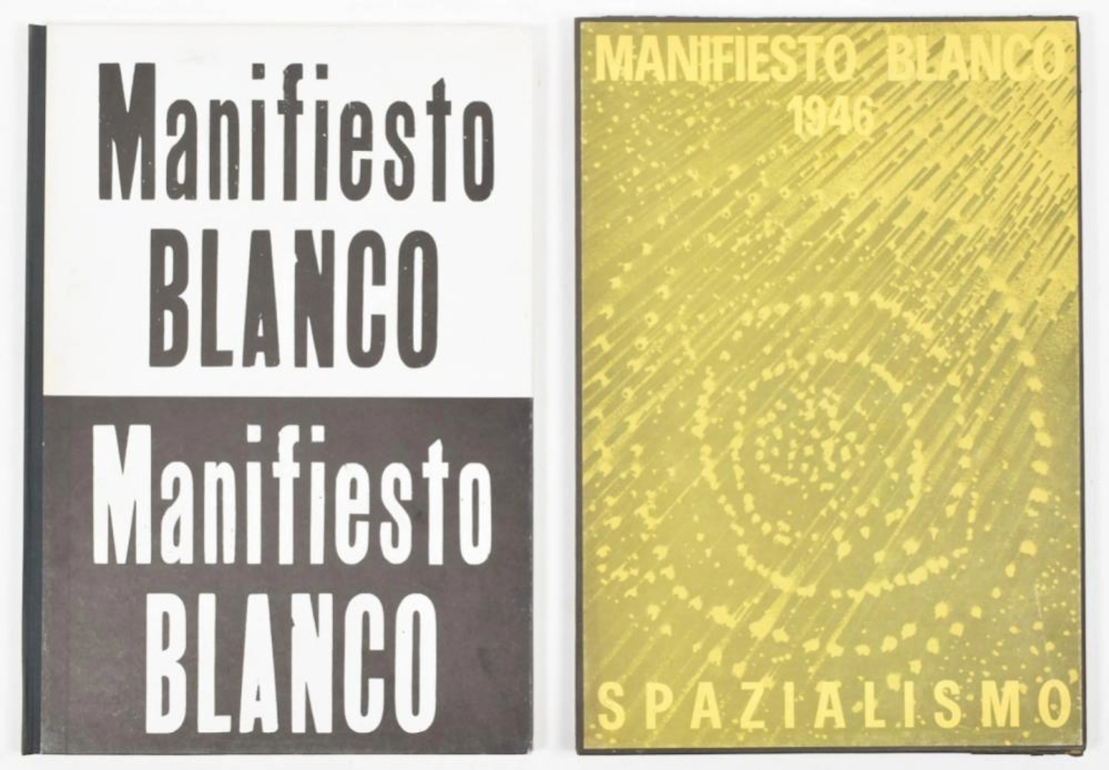 [AVANT-GARDE 1955-1975] LUCIO FONTANA, MANIFIESTO BLANCO 1946. SPAZIALISMO.