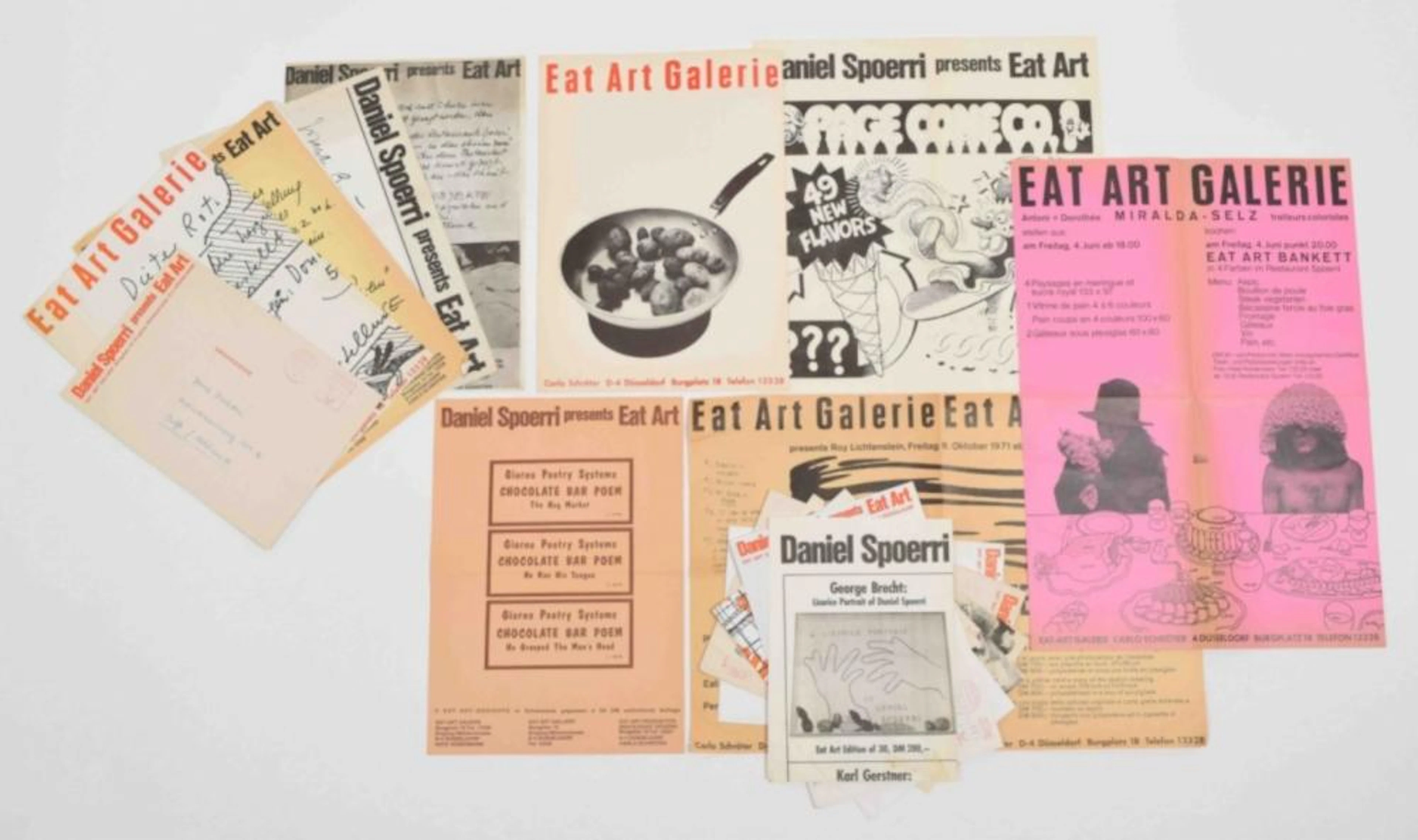 [FLUXUS: SCORES, EVENTS, EPHEMERA] DANIEL SPOERRI, EAT ART GALLERY