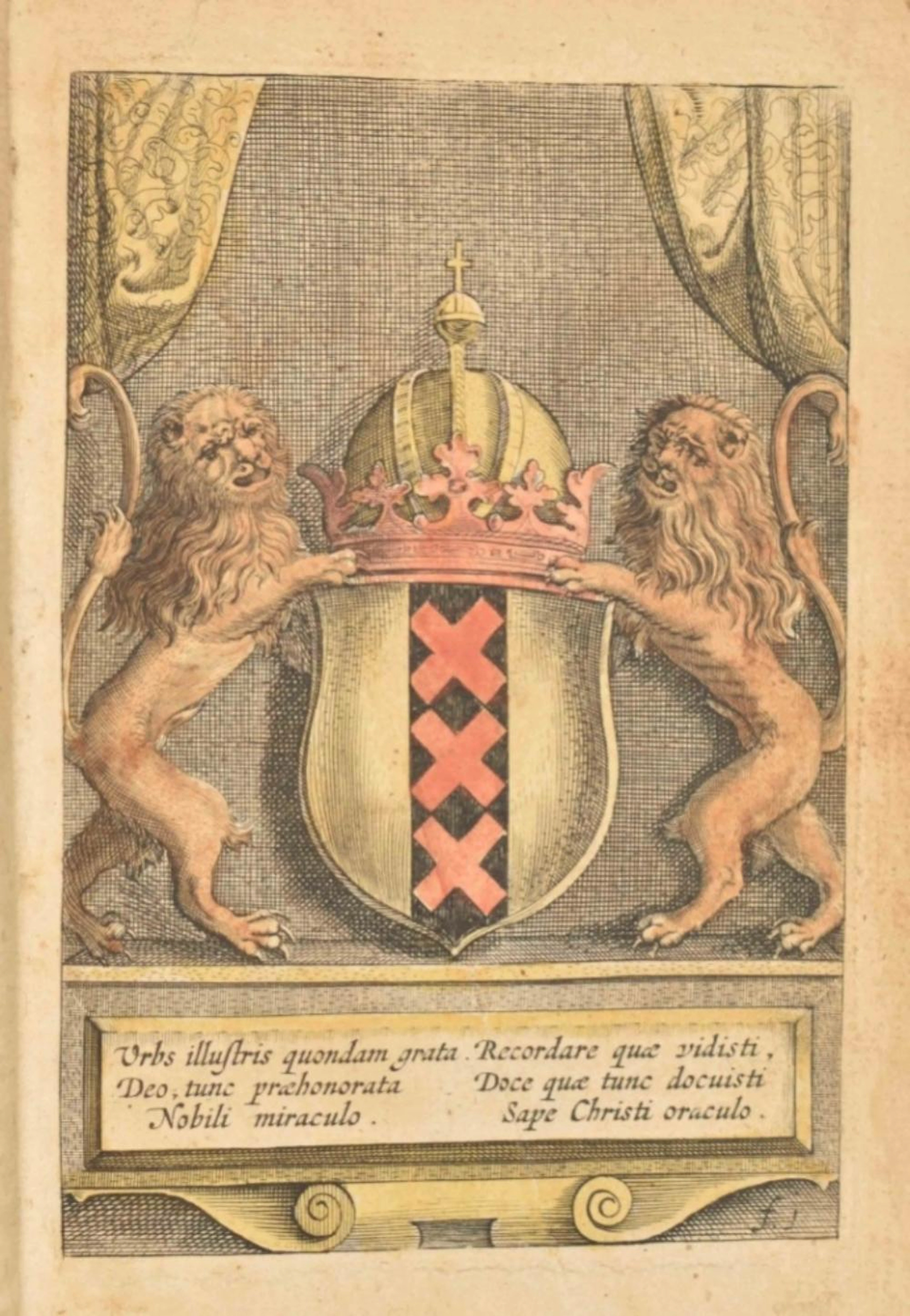 [AMSTERDAM] [WITH HANDCOLOURED PLATES] AMSTELREDAMS EER ENDE OPCOMEN,